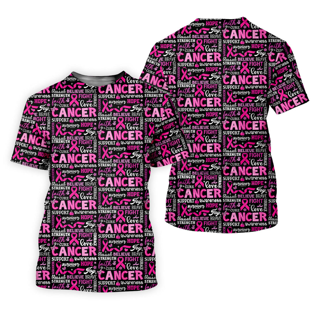 Pink Ribbon Breast Cancer Awareness Shirt, Golf Polo ShirtGolf Shirts For Men, Golfing Apparel