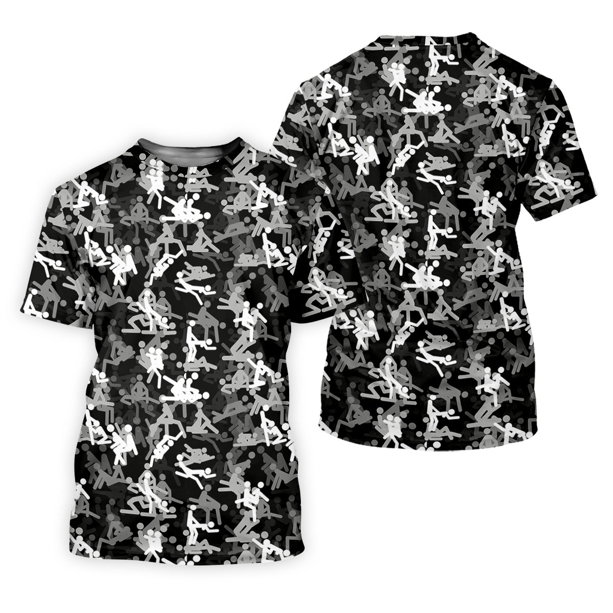 Black And White Funny Couple Mens Golf Polo Shirt Cool Golf Gift, Golfing Apparel