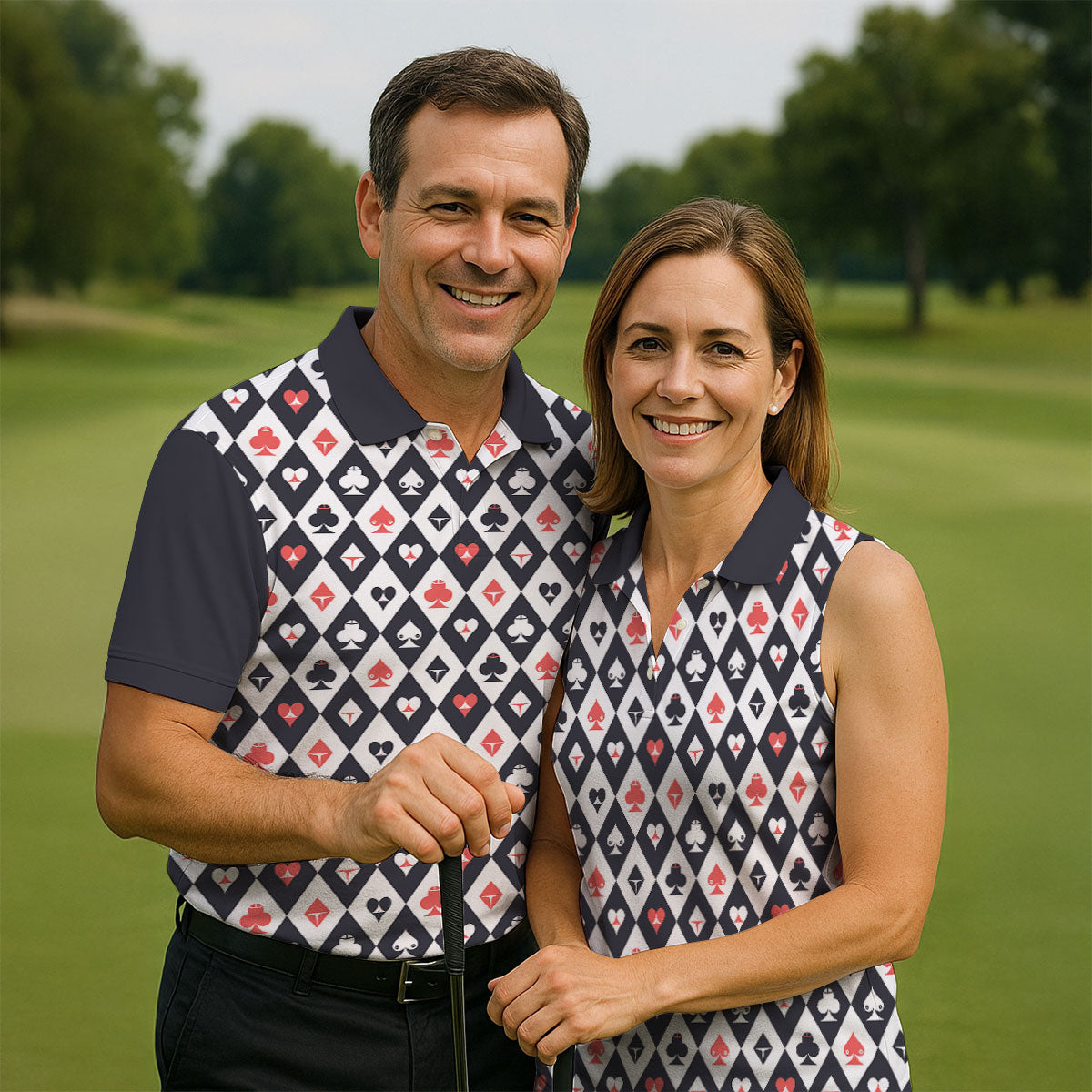 Casino Royale Dirty Argyle Adult Humor Golf Tops For Men, Valentines Golf Gift, Polo ShirtFor Men