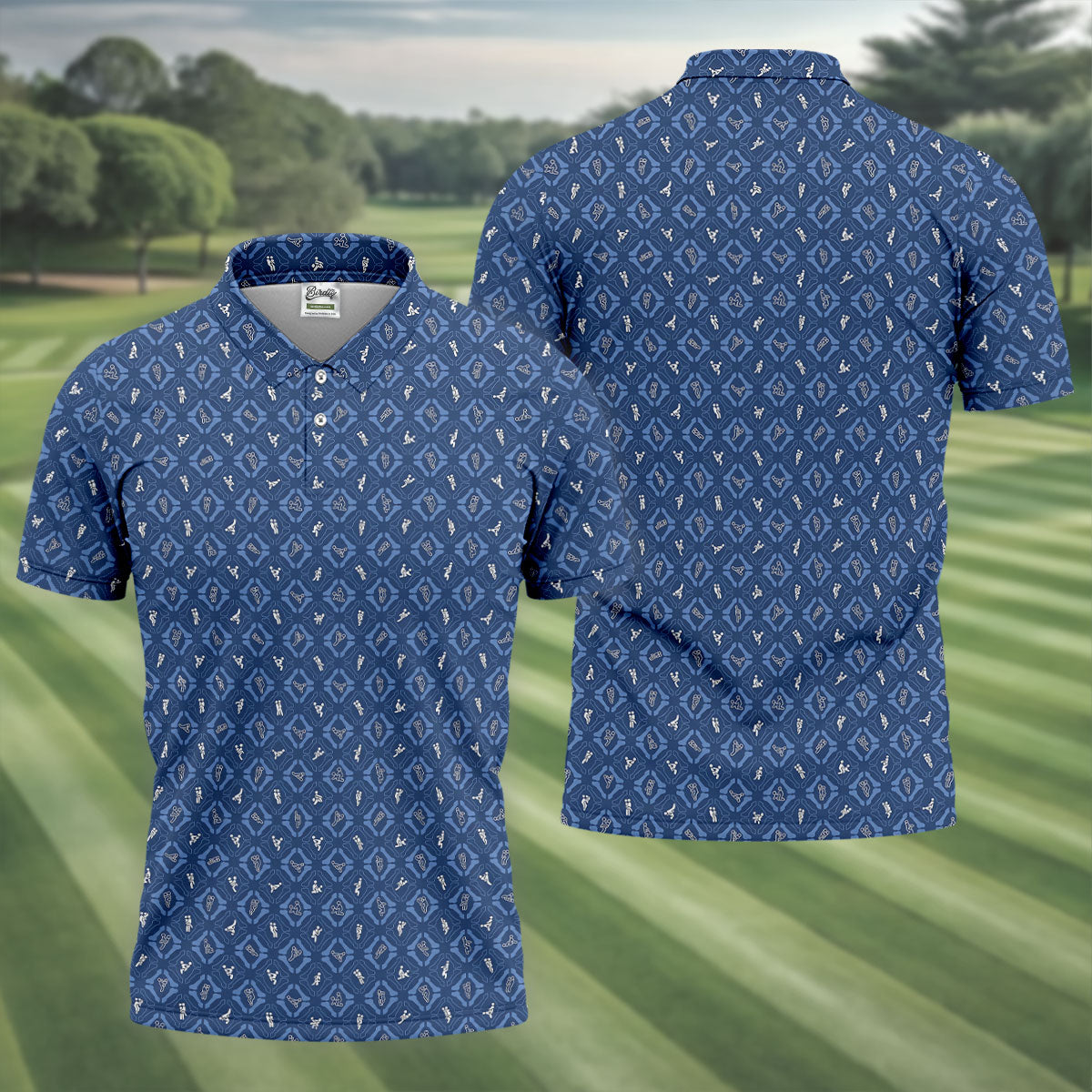 Dirty Funny Adult Humor Men's Funny Golf Shirts, Unique Gift For Golfer, Polo Shirtor Men