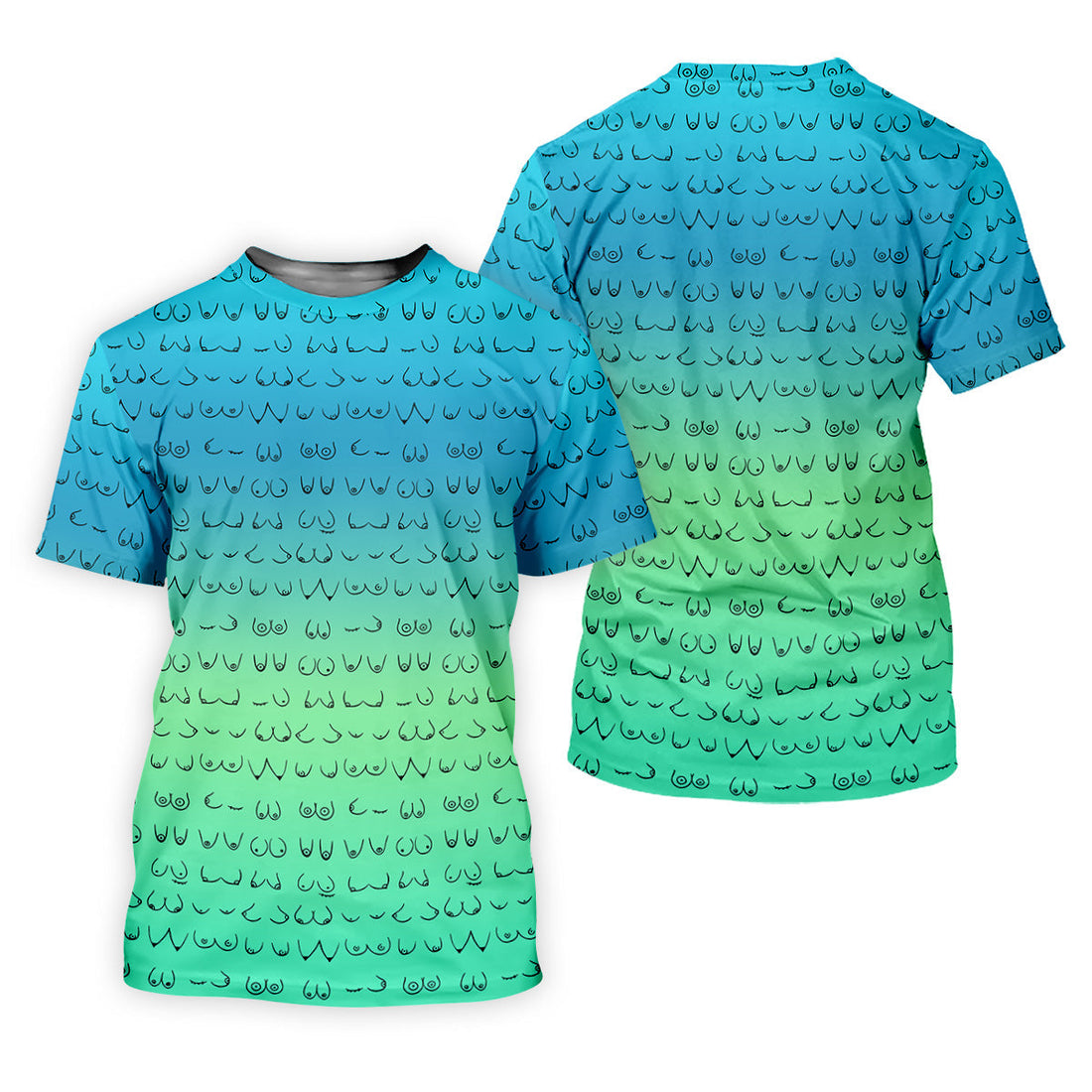 Blue Ombre Funny Golf Shirts Women, Ladies Golf Shirts, Womens Golf Tops, Ladies Golf Polos