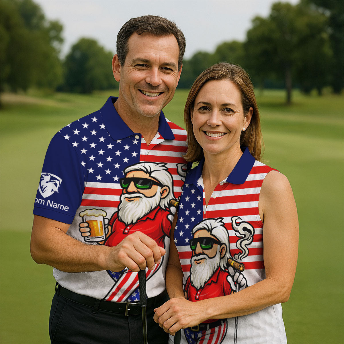 Swing Swear Look For Ball Repeat Father's Day 4th Of July Golf Shirt, 250 Years Polo Shirts For Men