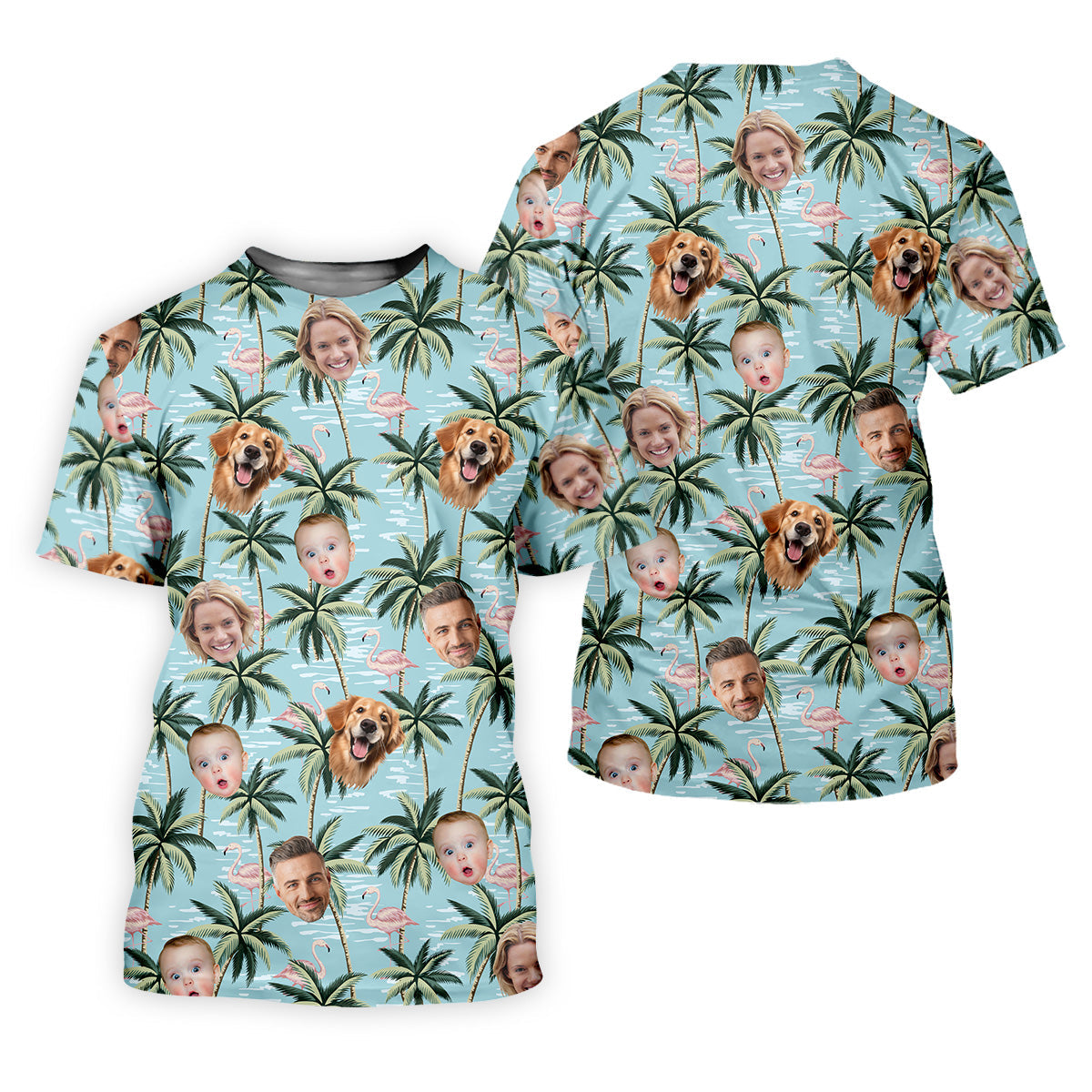 Pink Flamingo Hawaiian ShirtCustom Team Shirt, Green Polo Shirtest Gifts For Men Golfers
