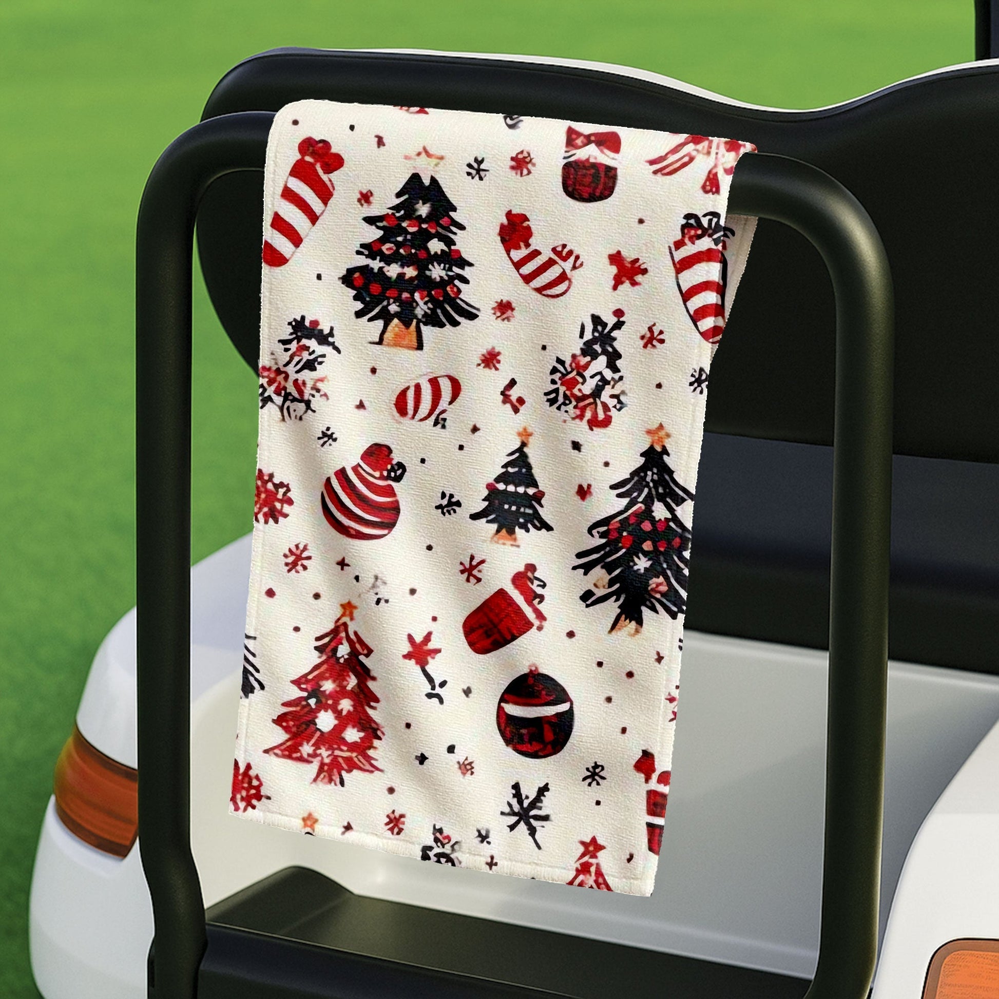 Candy Canes Christmas Golf Towels, Funny Golf Towels Christmas Golf Gift, Golfing Accessories