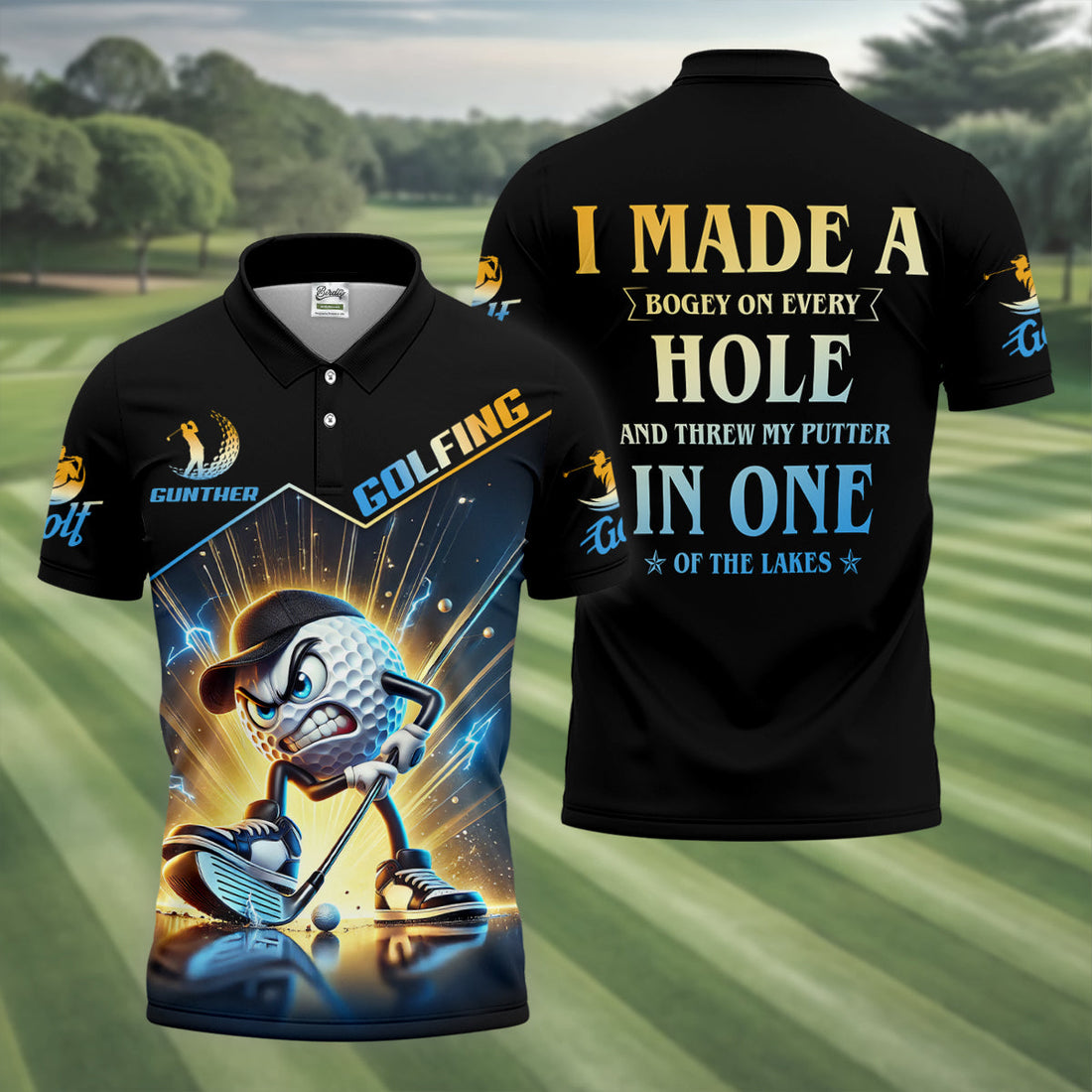 I Made A Bogey On Every Hole Fun Golf Shirt, Golf Shirts For Men, Polo ShirtFor Men, Golf Gift For Men