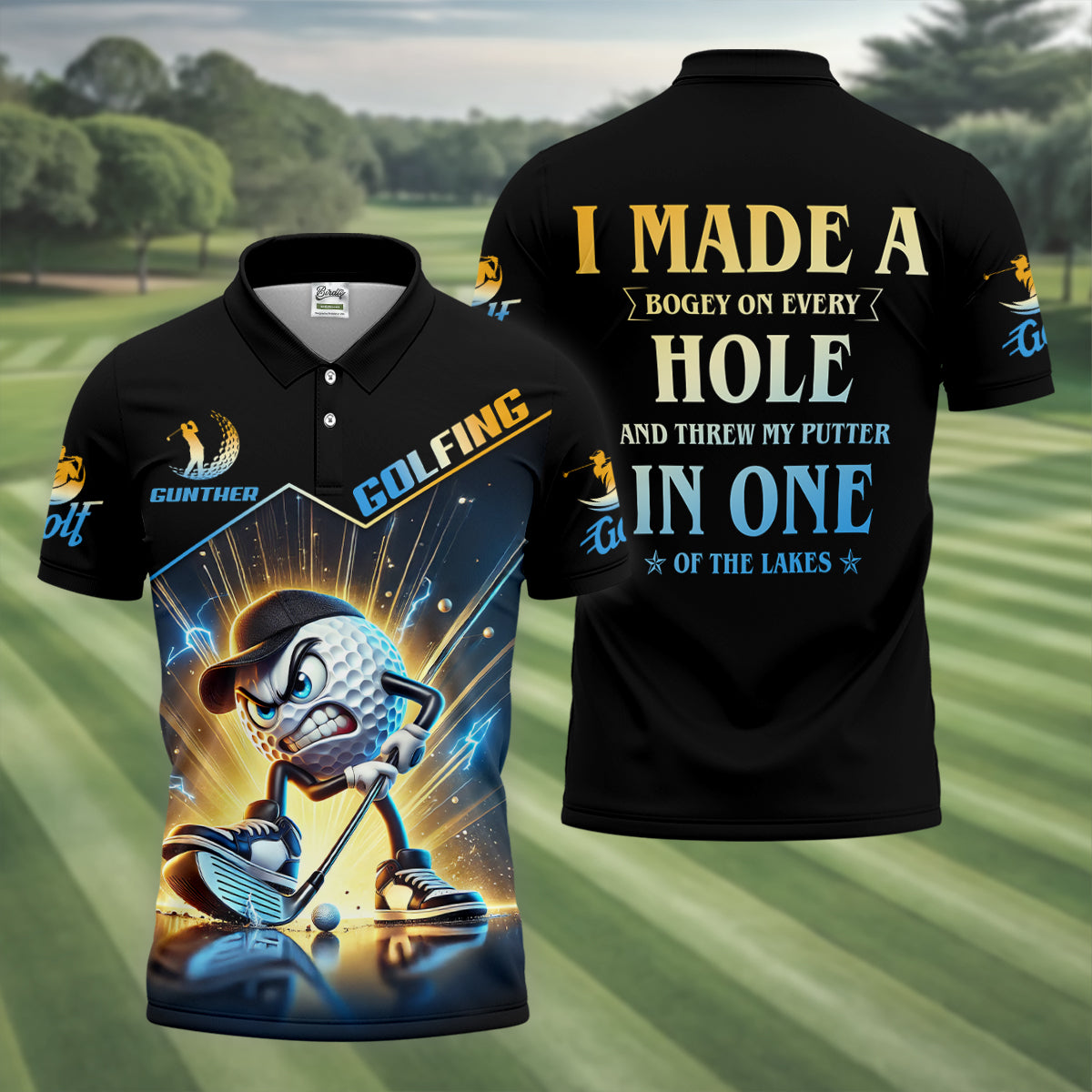 I Made A Bogey On Every Hole Fun Golf Shirt, Golf Shirts For Men, Polo ShirtFor Men, Golf Gift For Men