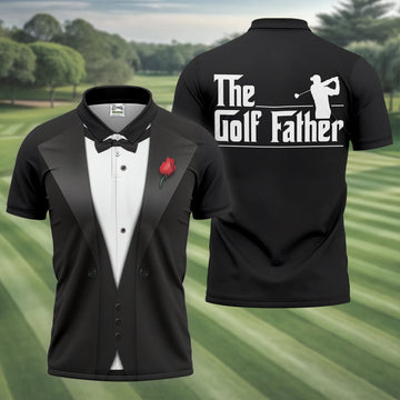 The Golf Father Funny Costume Father's Day Golf Shirt, Dad Golf Shirt, Golf Gift For Dad