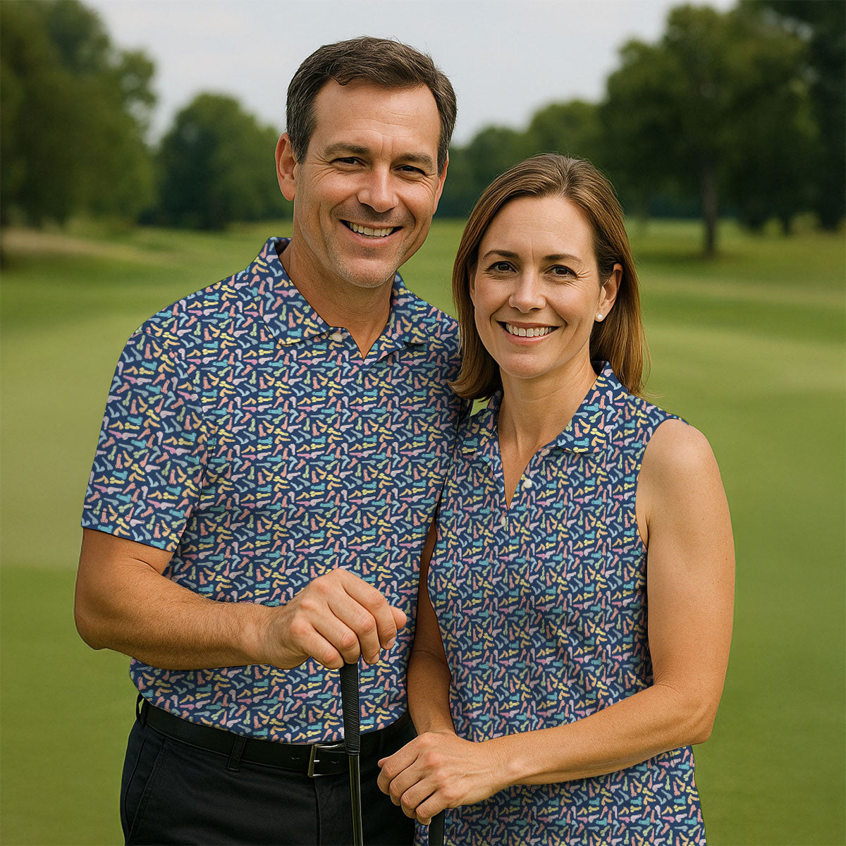 Funny Dirty Humor Golf Tops For Men, Fun Golf Shirts For Men, Valentines Golf Gift, Golf Shirts For Men
