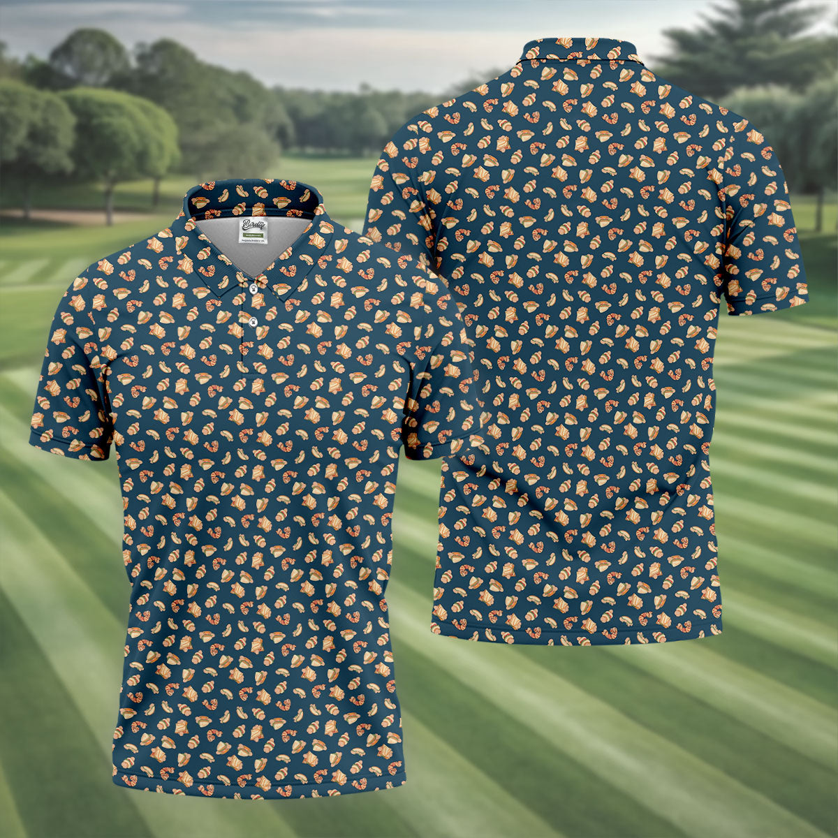Dirty Funny Breakfast Golf Tops For Men, Valentine Golf Gift, Polo ShirtFor Men, Golf Gift For Men