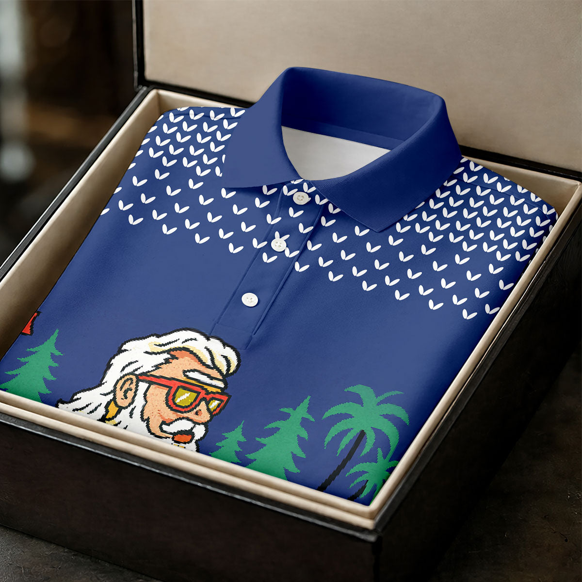 Funny Bearded Golfer With Paisley Pants Golf Polo Shirt, Ladies Golf Shirts, Women’s Golf Apparel