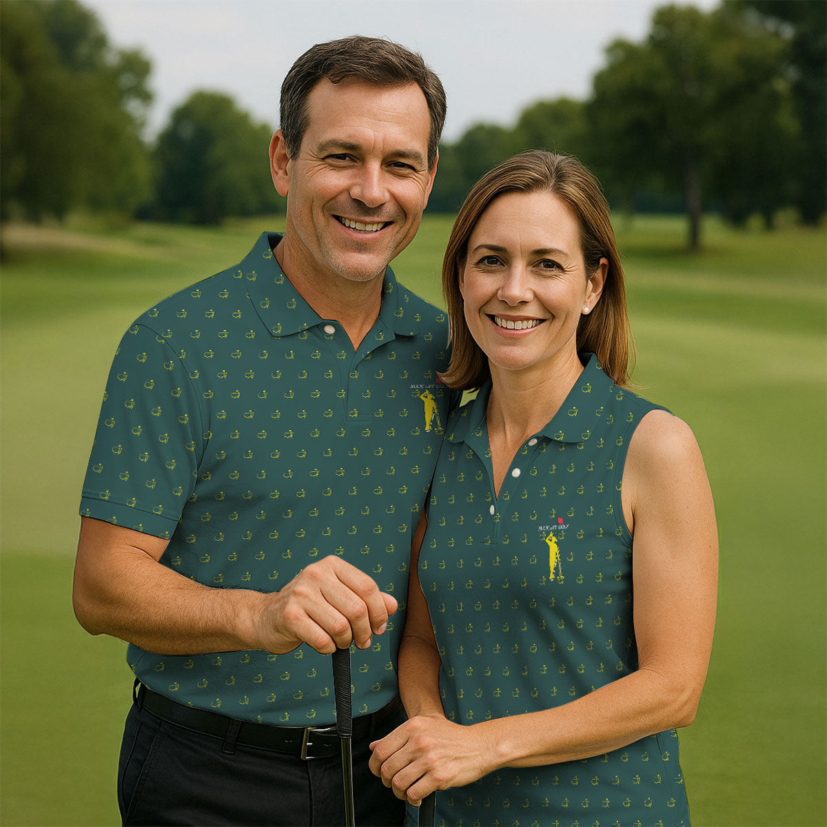 Suck At Golf Augusta Golf Tournament Women's Golf Shirts, Ladies Golf Polos, Golf Shirt For Women