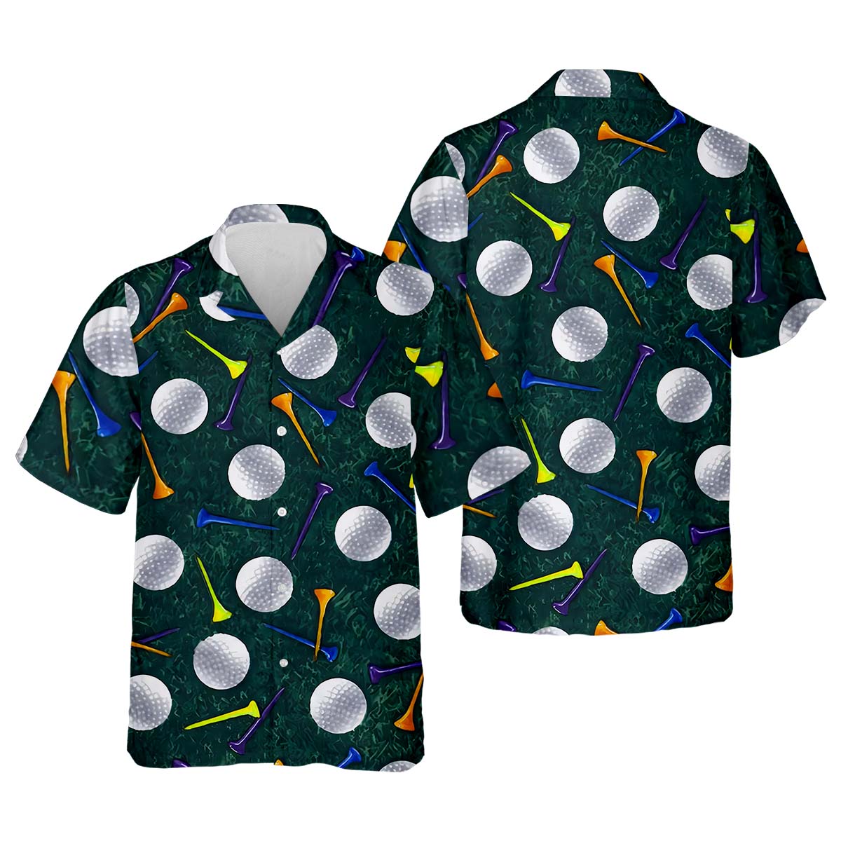 Golf Balls Men's Golf Polo ShirtFunny Golf Shirt, Gifts For Golfer