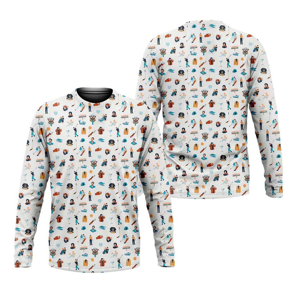 Adventure Icons Golf Polo Shirtf Gifts For Men, Golf Gift Ideas
