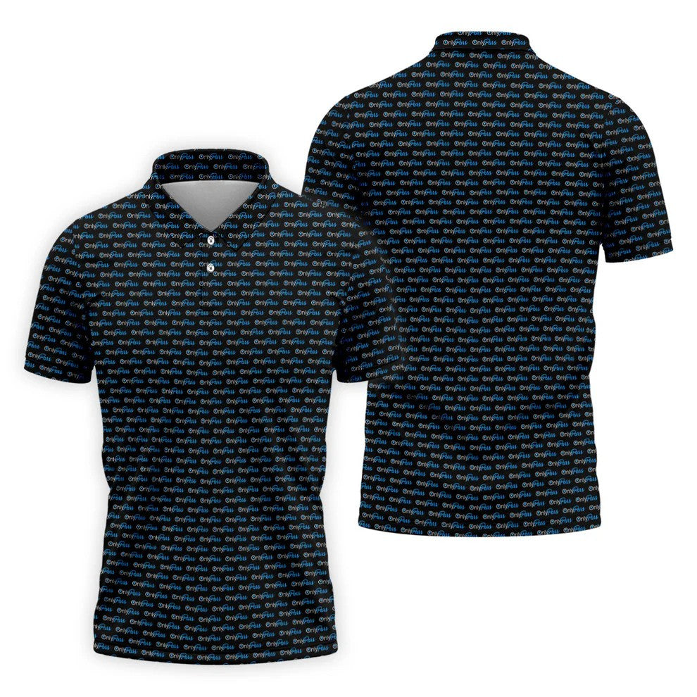 OnlyPars All Over Print Golf Shirt, Funny Golfer Humor Design, Golf Shirts For Men
