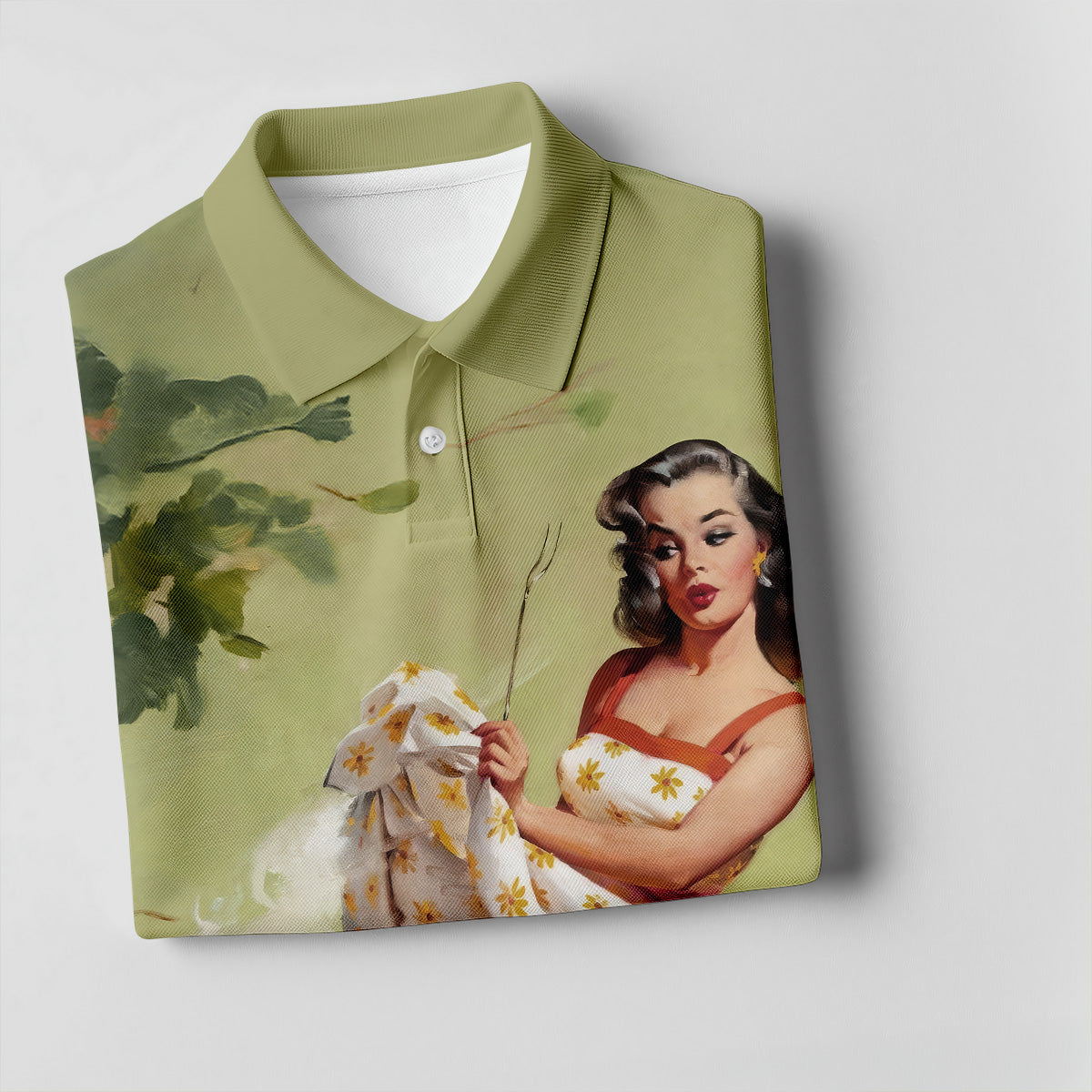 Hot Beauty Fun Women's Golf Shirts, Retro Golf Shirt, Golf Shirt For Women, Ladies Golf Shirts