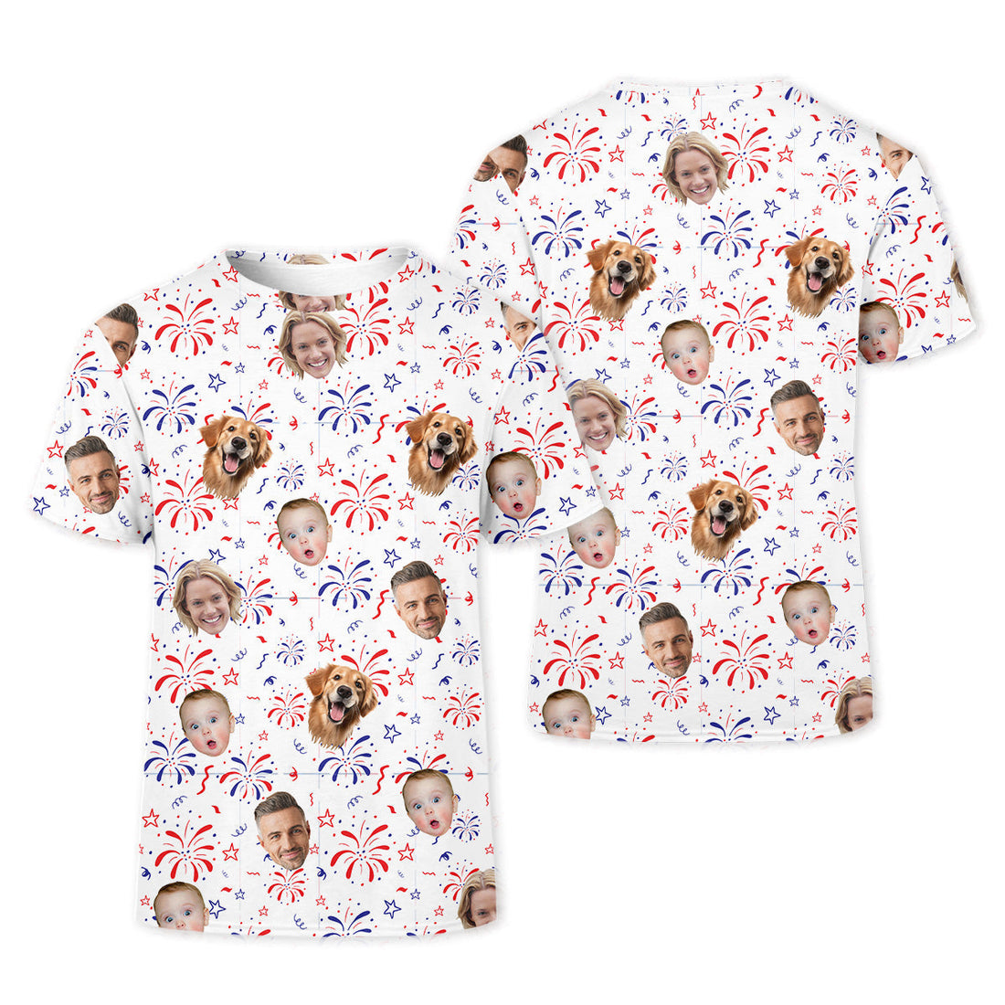 Golf Tops For Women, Patriotic Golf Polos, Custom Face Shirt, Long Sleeve Golf Shirts, Family Portrait Golf Shirt, Golf Shirt Gift For Women