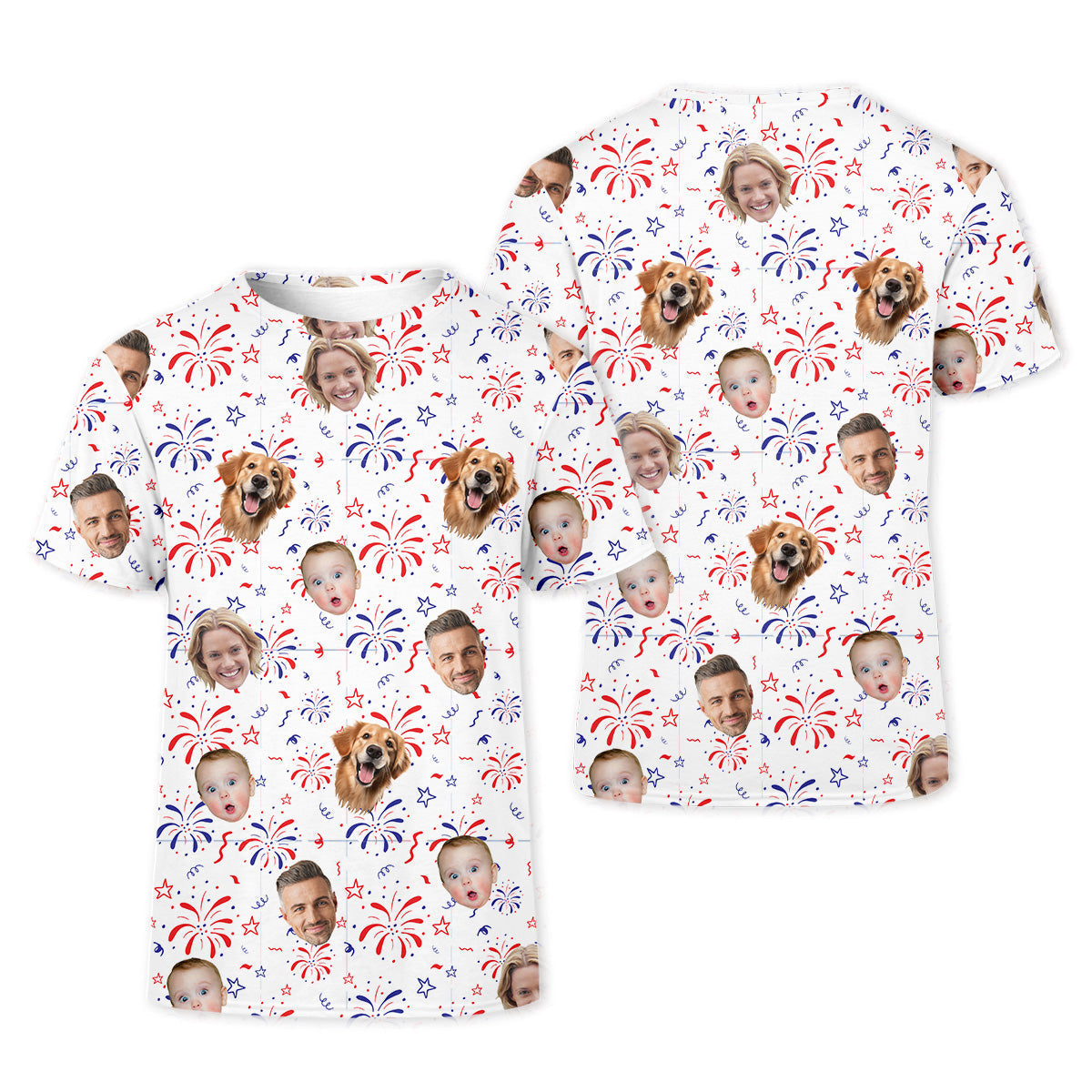 Golf Tops For Women, Patriotic Golf Polos, Custom Face Shirt, Long Sleeve Golf Shirts, Family Portrait Golf Shirt, Golf Shirt Gift For Women