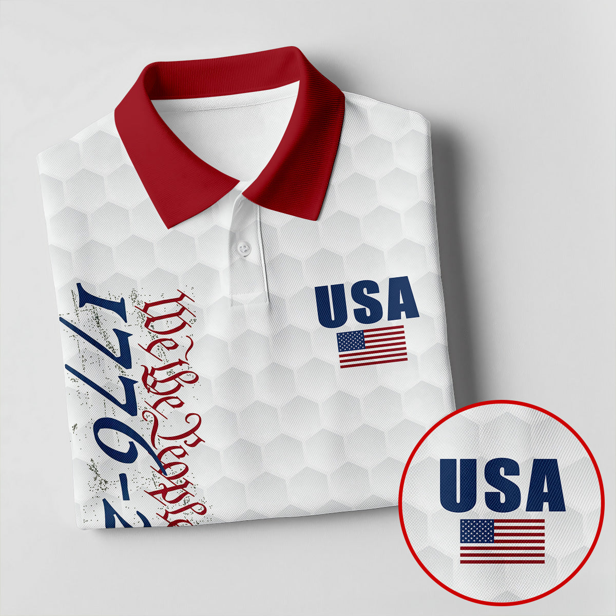 Descendant Of A Patriot Golf Tops For Men, 250 Years of America Golf Shirt, Patriotic Polo ShirtFor Men