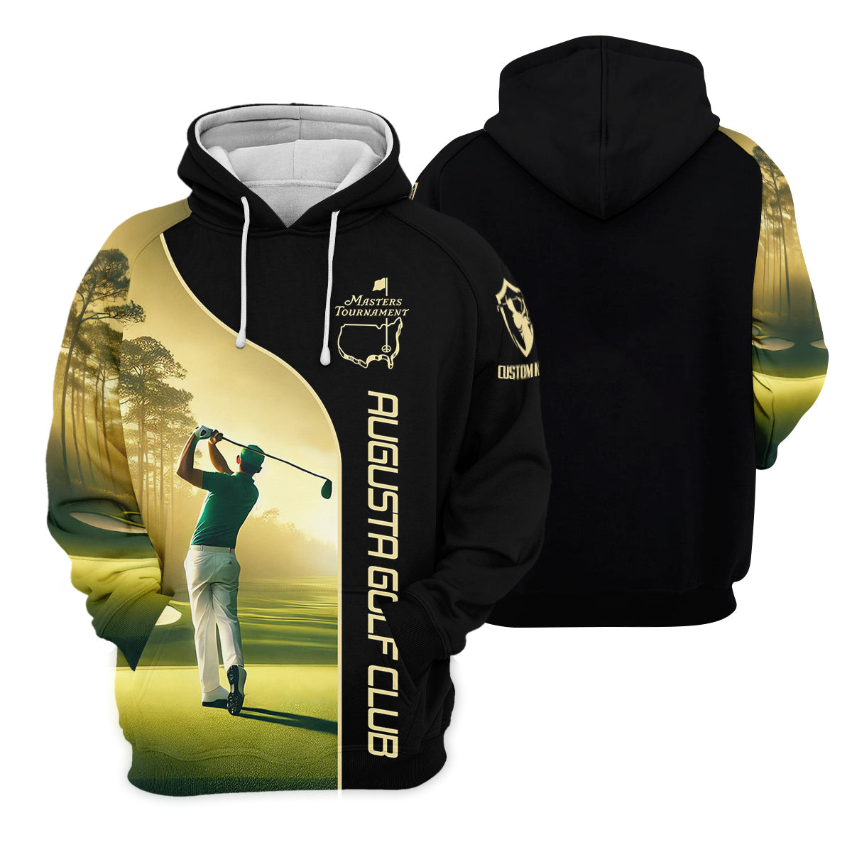 Augusta Golf Club Custom Men's Golf Polo ShirtGift For Golfers
