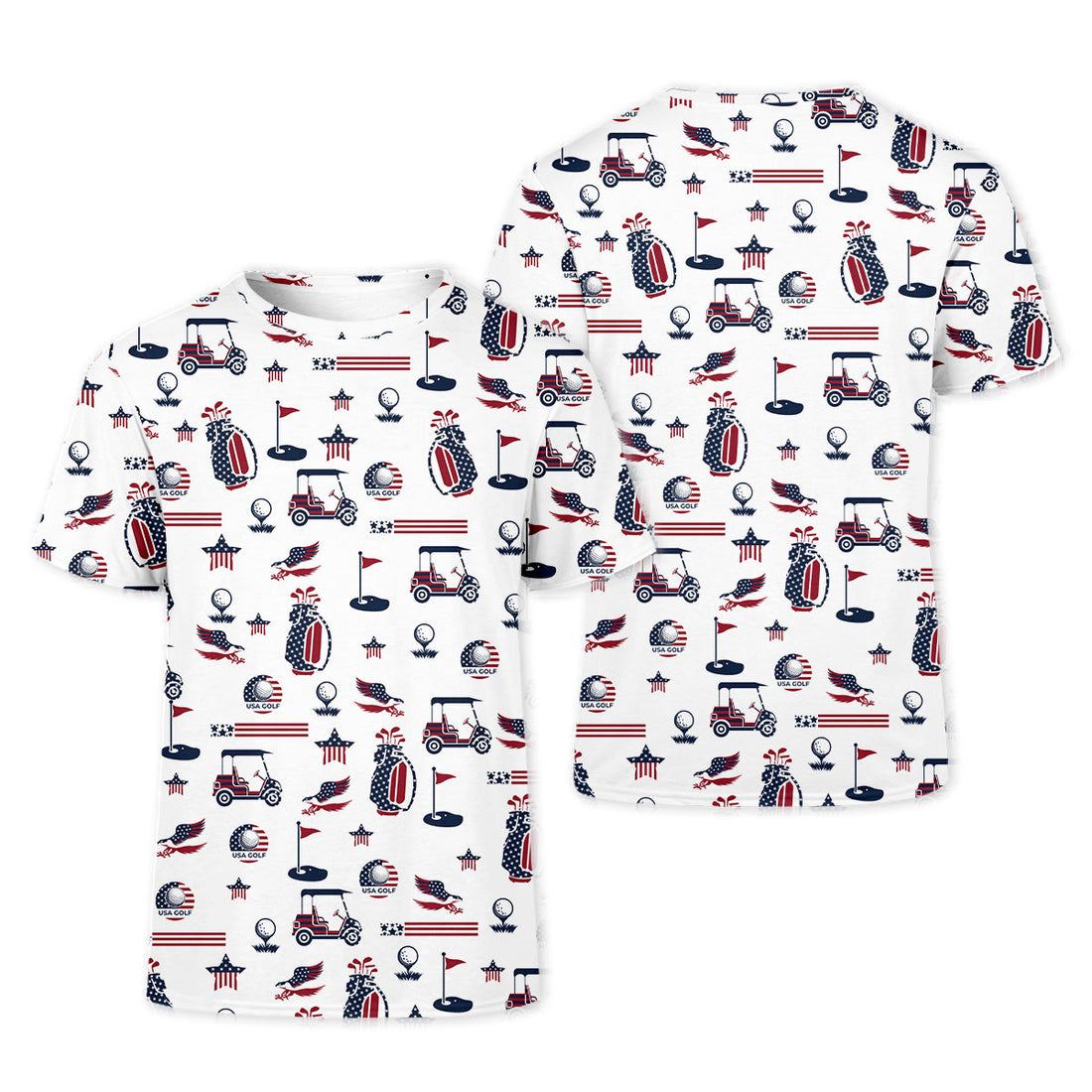 Patriotic USA Funny Womens Golf Polo ShirtPatriotic Golf Shirt, USA Golf Shirt, Custom Ladies Golf Shirt