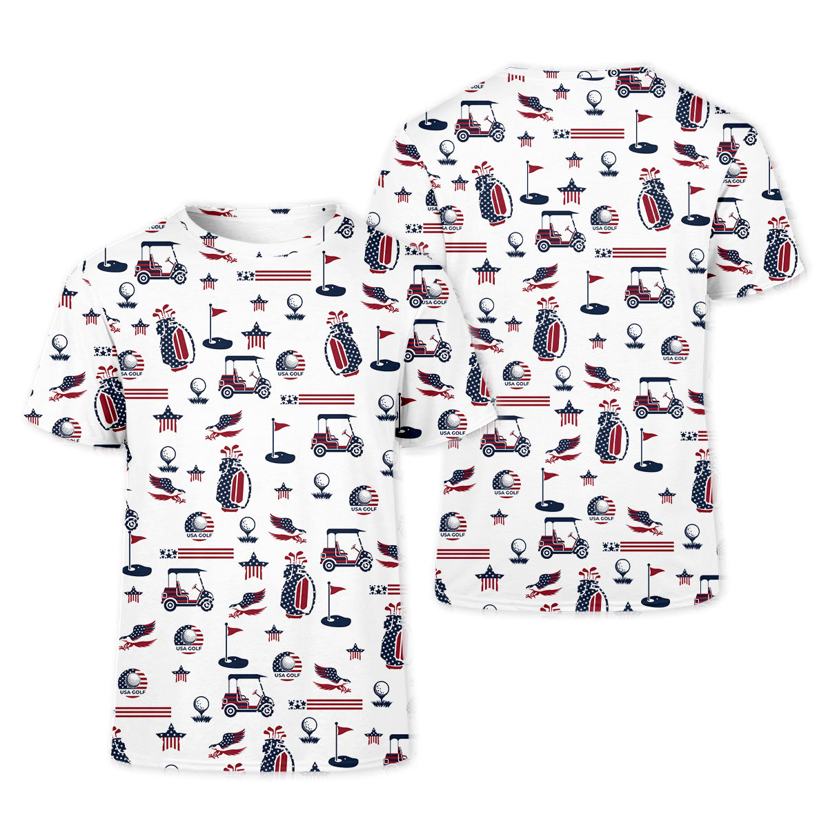 Patriotic USA Funny Womens Golf Polo ShirtPatriotic Golf Shirt, USA Golf Shirt, Custom Ladies Golf Shirt