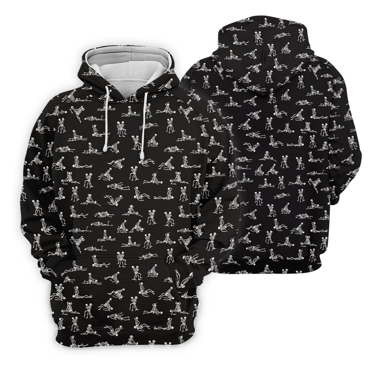 Funny Skeleton Couple Golf Shirt, Halloween Gift Idea, Fun Golf Shirts For Men, Unique Gift For Golfer