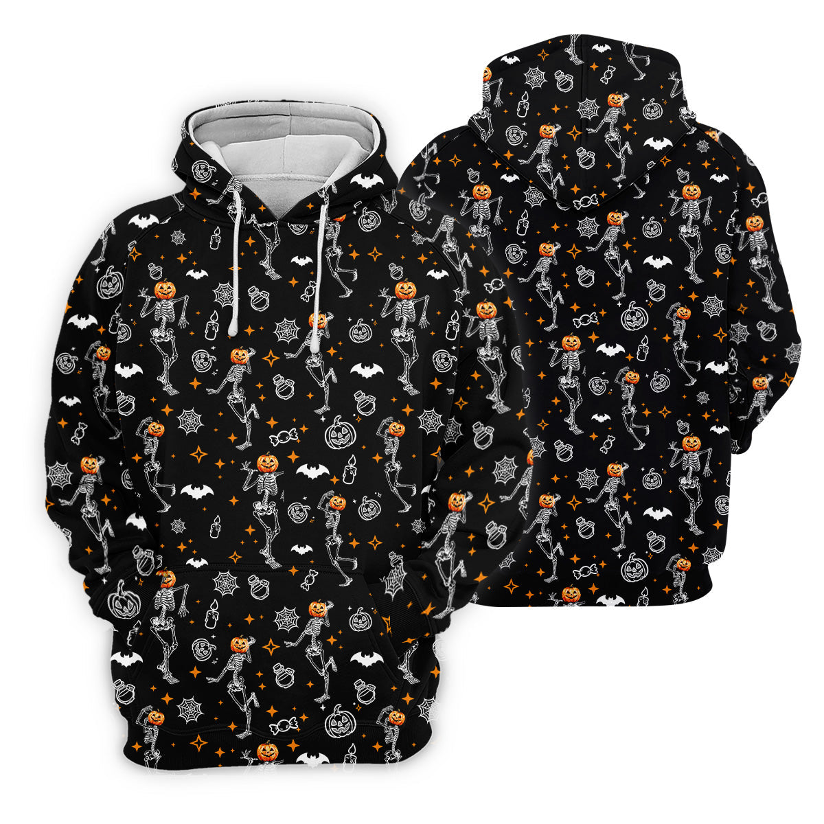 Skeleton Black Golf Shirt, Halloween Golf Shirt, Fun Golf Polos, Men's Long Seeve Golf Shirts, Golf Gifts For Men