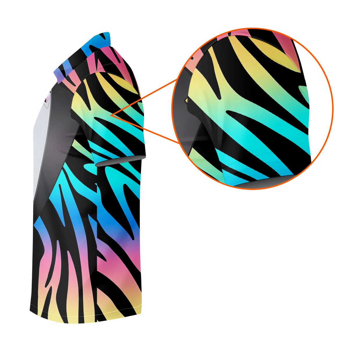 Colorful Zebra Funny Costume Hawaiian Golf Shirt, Polo Shirtor Men, Golf Shirts For Men