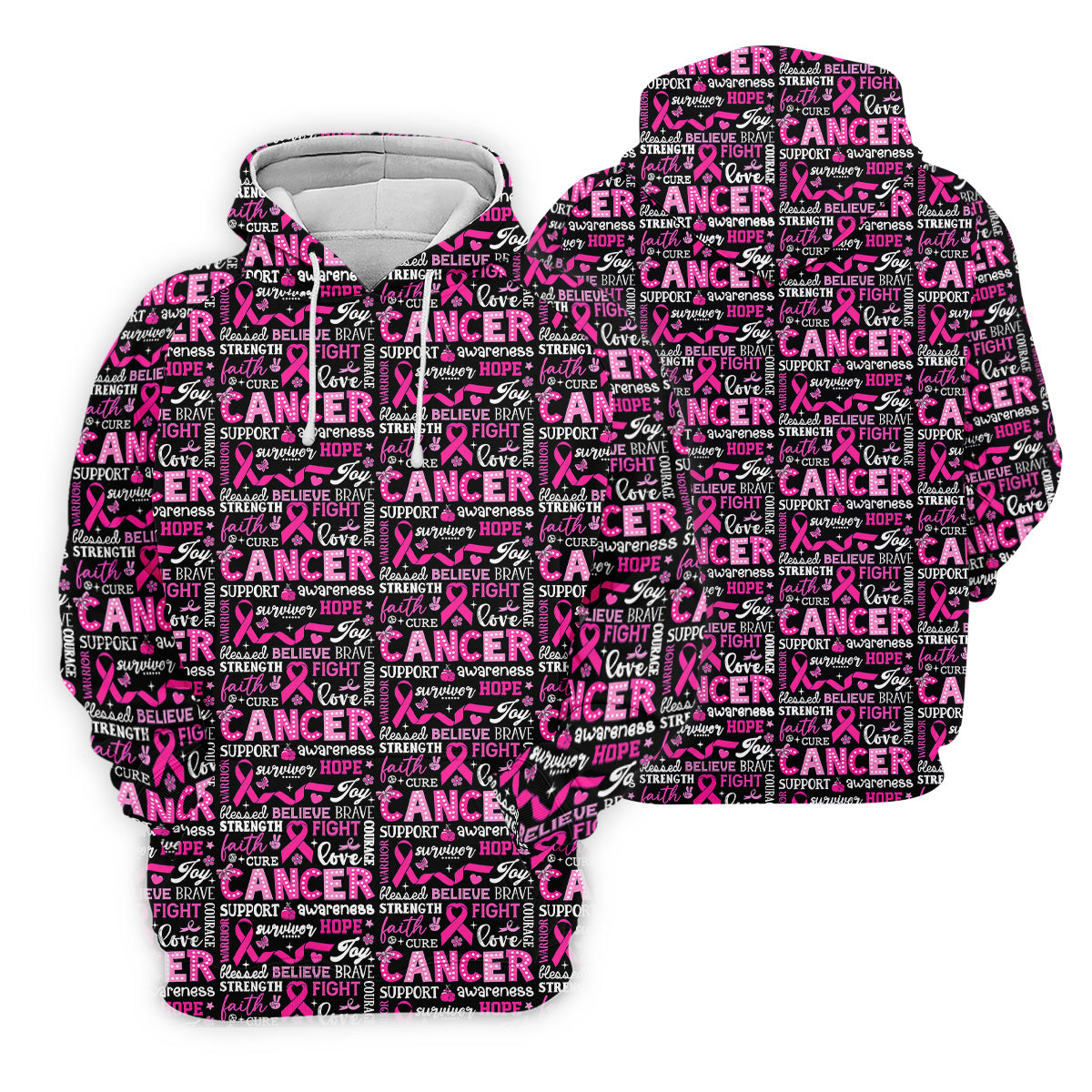 Pink Ribbon Breast Cancer Awareness Shirt, Golf Polo Shirtadies Golf Shirts, Golfing Apparel