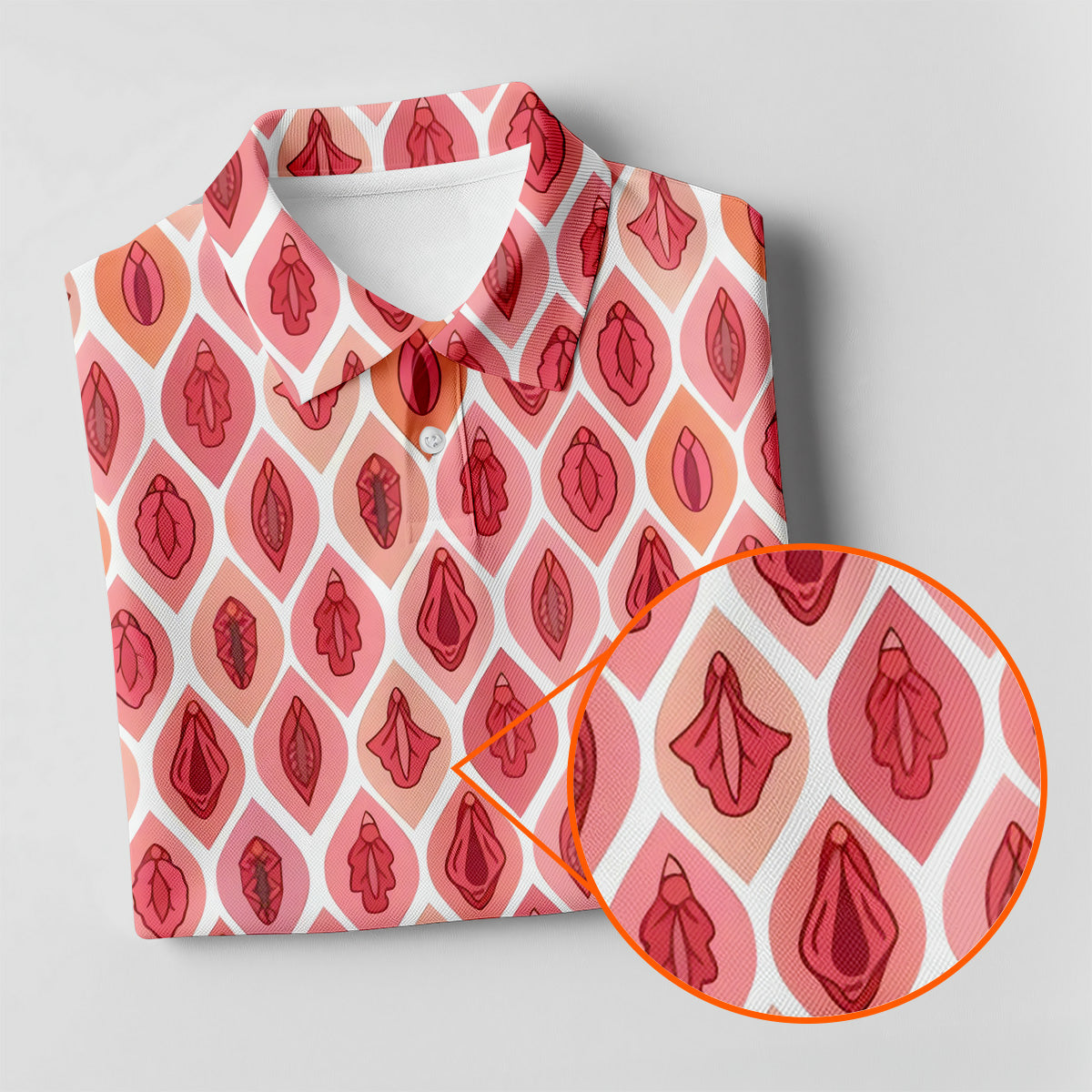 Funny Geometric Pink Golf Shirt, Women Golf Top, Ladies Sleeveless Tops, Women's Golf Shirts