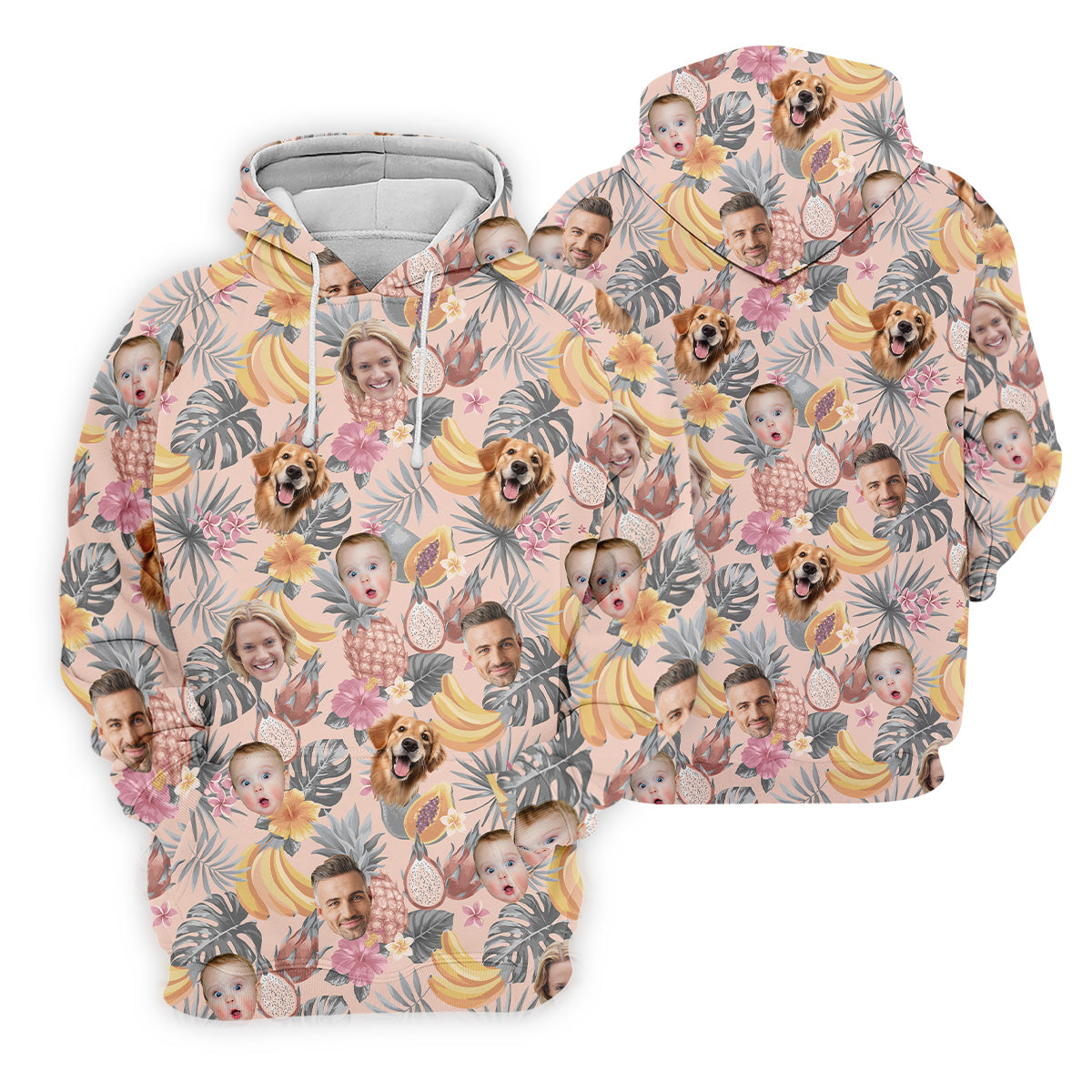 Pink Tropical Fruit, Vintage Hawaiian Shirts, Hawaiian Golf Shirts, Custom Pet Shirt, Best Golf Gifts Men