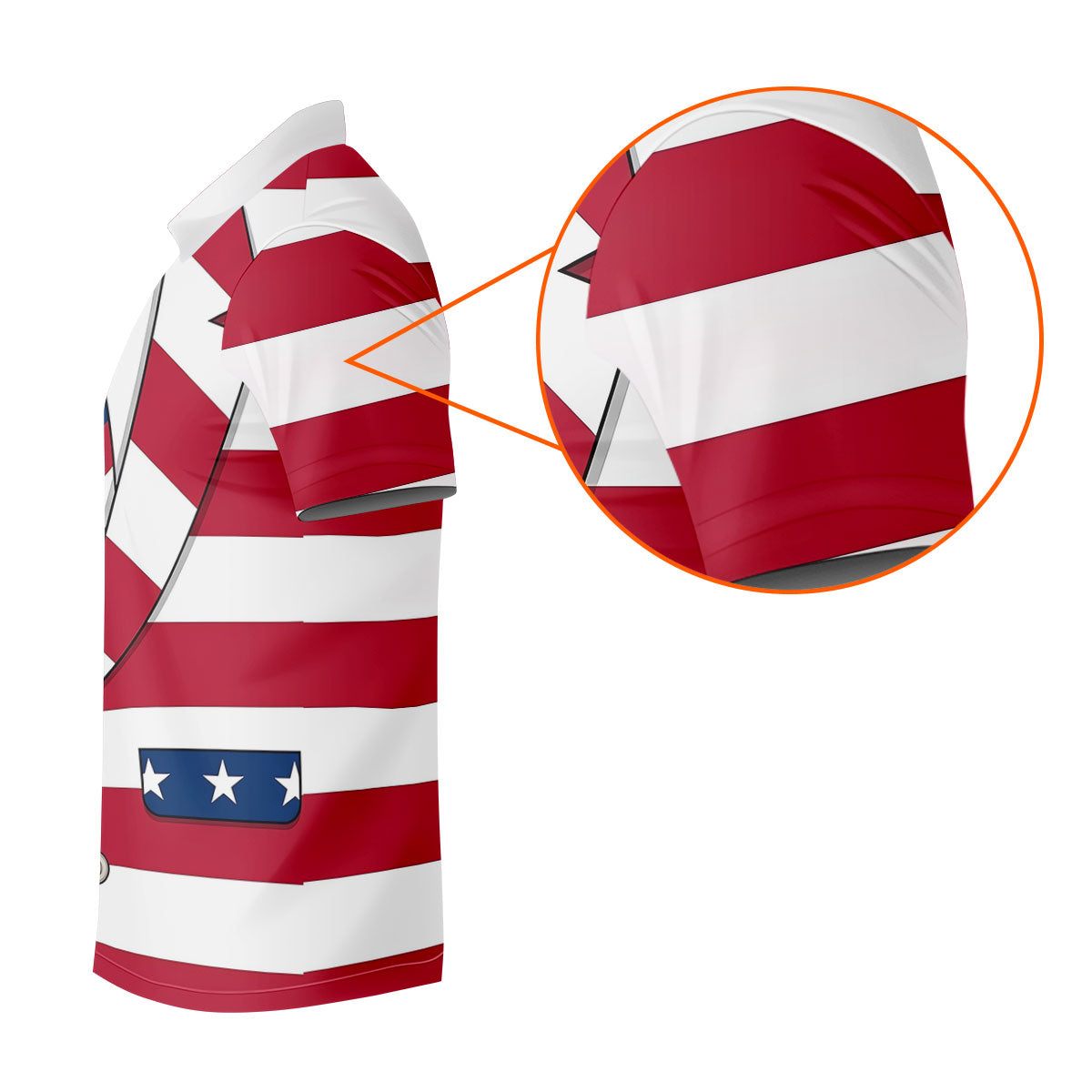 US Flag Tuxedo Costume Patriotic 4th Of July Golf Shirt, 250 Years Polo Shirtor Men