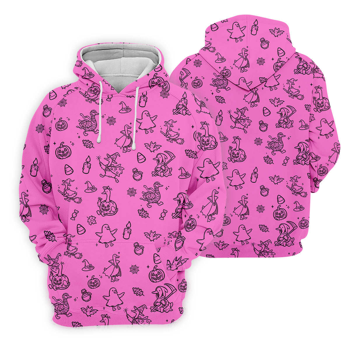Goose Halloween, Doodle Pattern, Hot Pink Golf Shirt, Mens Funny Golf Shirts, Long Sleeve Golf Shirts, Men Golf Polo