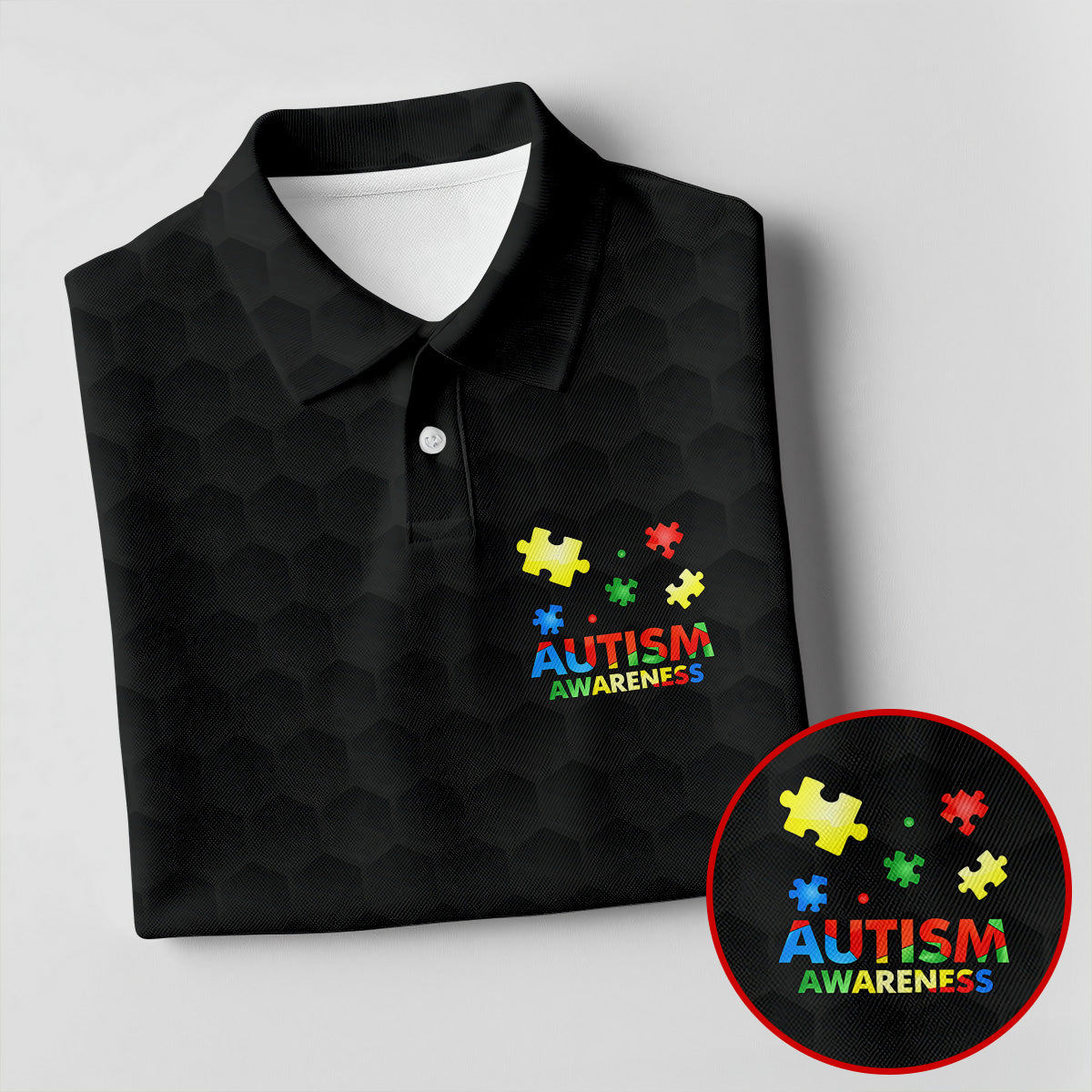Autism Awareness Always Unique Totally Intelligent Sometimes Mysterious Golf Shirts For Men, Polo Shirtor Men