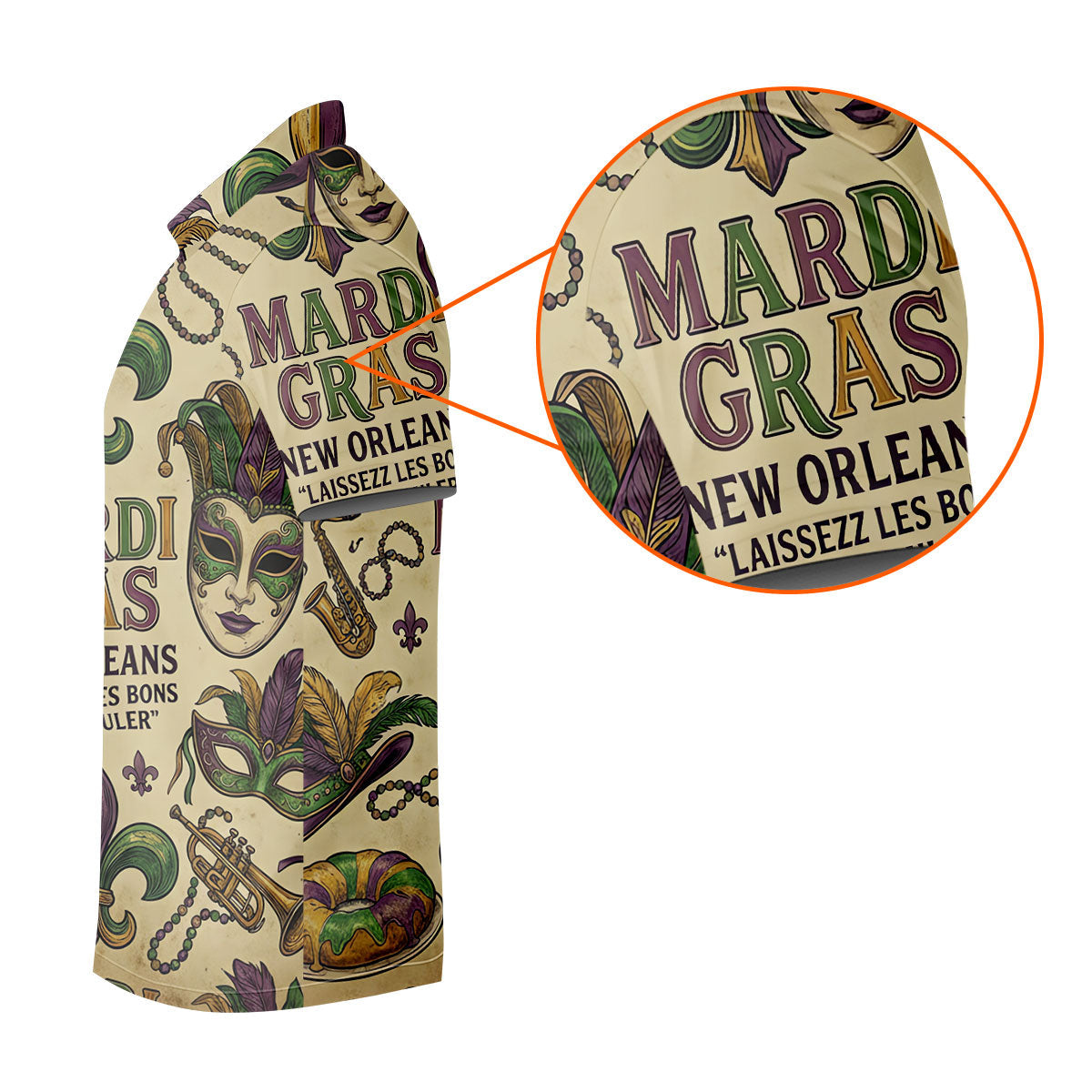 Mardi Gras New Orleans Fleur De Lis Carnival Hat Men's Golf Polo Shirtlf Shirts For Men