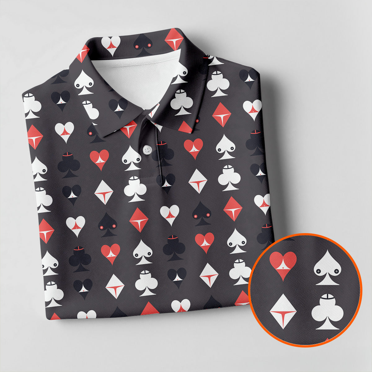 Casino Royale Dirty Funny Golf Tops For Men, Fun Golf Shirts For Men, Valentines Golf Gift, Polo ShirtFor Men