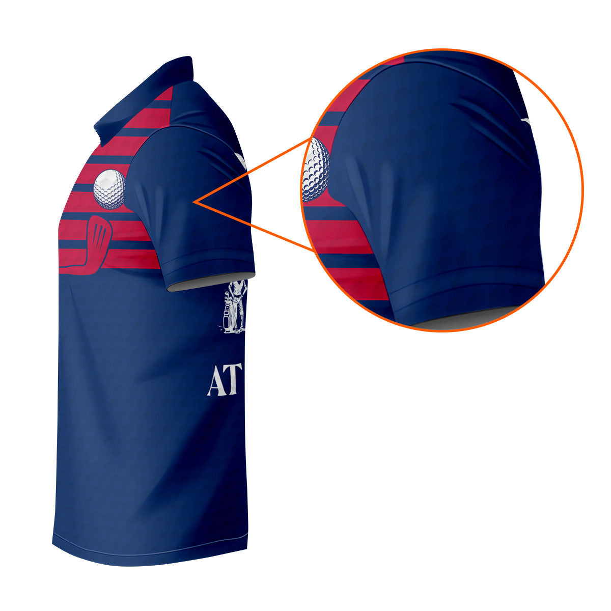 Stop Looking At My Putt US Flag Pattern Funny Golf Shirt, 250 Years 4th Of July Patriotic Golf Shirts For Men