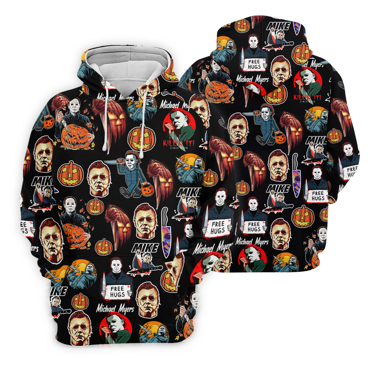Michael Myers Halloween Women Golf Shirt, Classic Horror Characters Ladies Golf Polos, Horror Movie Shirt