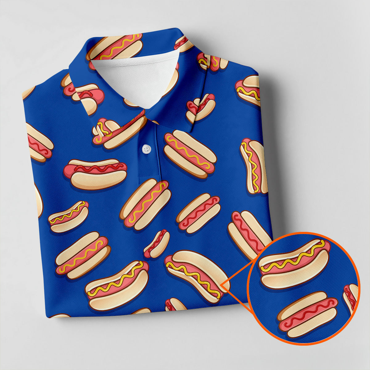 Sausage And Bun Hot Dog Fun Golf Shirt, Polo Shirt Men, Golf Gift For Men, Golf Shirts For Men