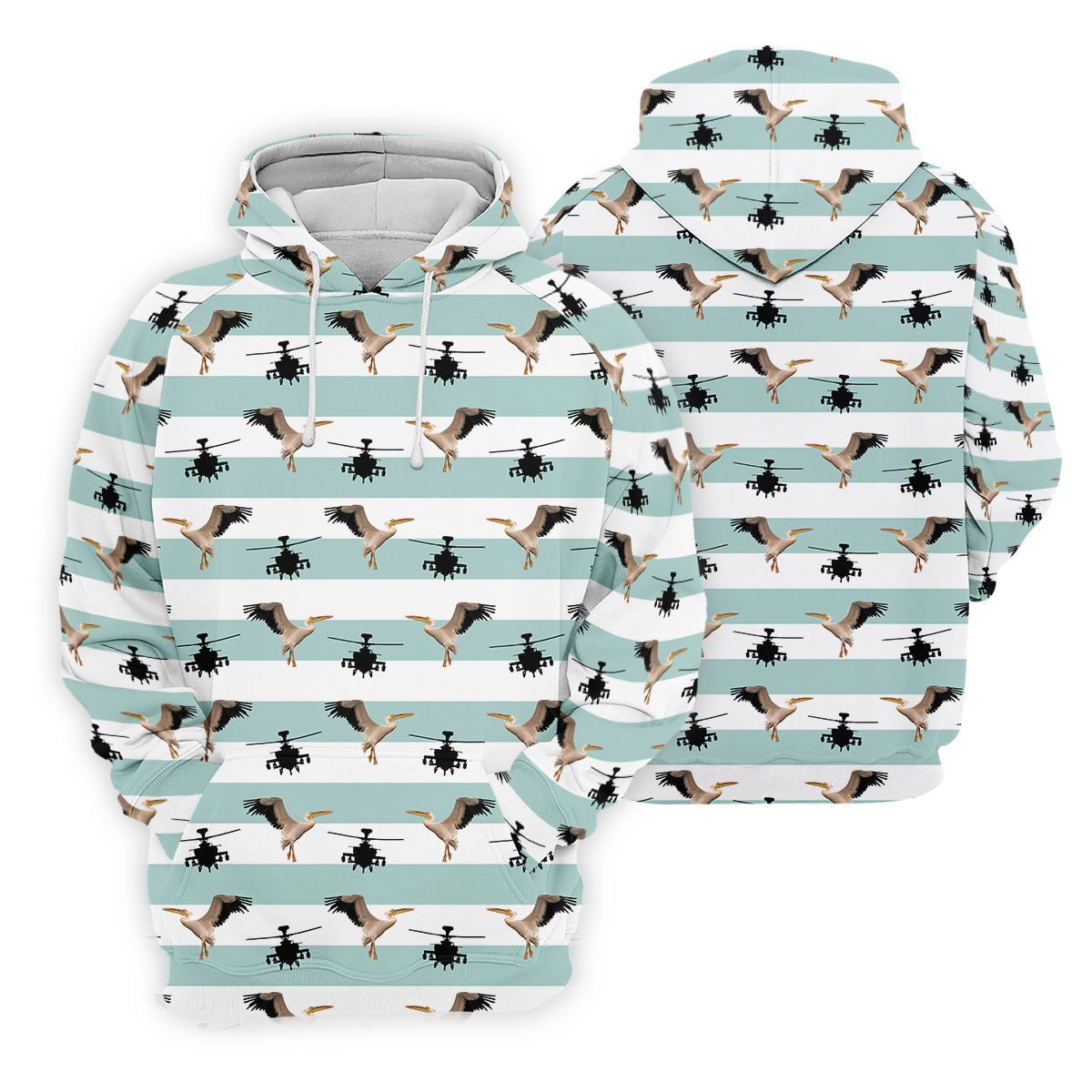 Funny Pelicans Golf Polo ShirtMens Golf Gift, Mens Tropical Shirts