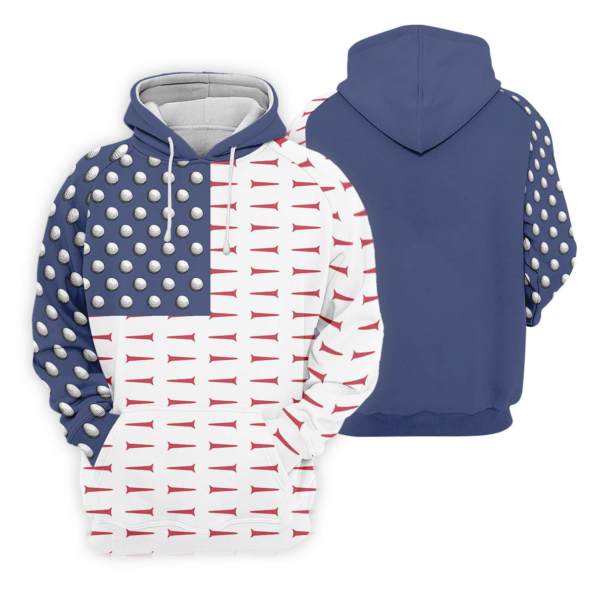 American Flag Men's Golf Polo ShirtMen's 4th Of July Shirts, USA 250 Anniversary Golf Shirt, Gifts For Golfing Dad