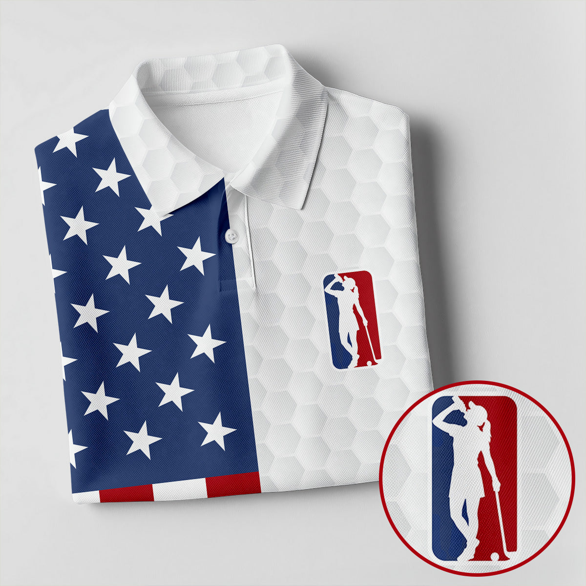 Funny Suck At Golf Drunk Golfer White Women Golf Shirt, 250 Anniversary USA Golf Shirt, Patriotic 4th Of July Golf Shirt