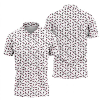 Middle Finger Breast Cancer Golf Shirt, Men Golf Polo, Golf Gift Ideas For Him, Mens Golf Polo Shirts