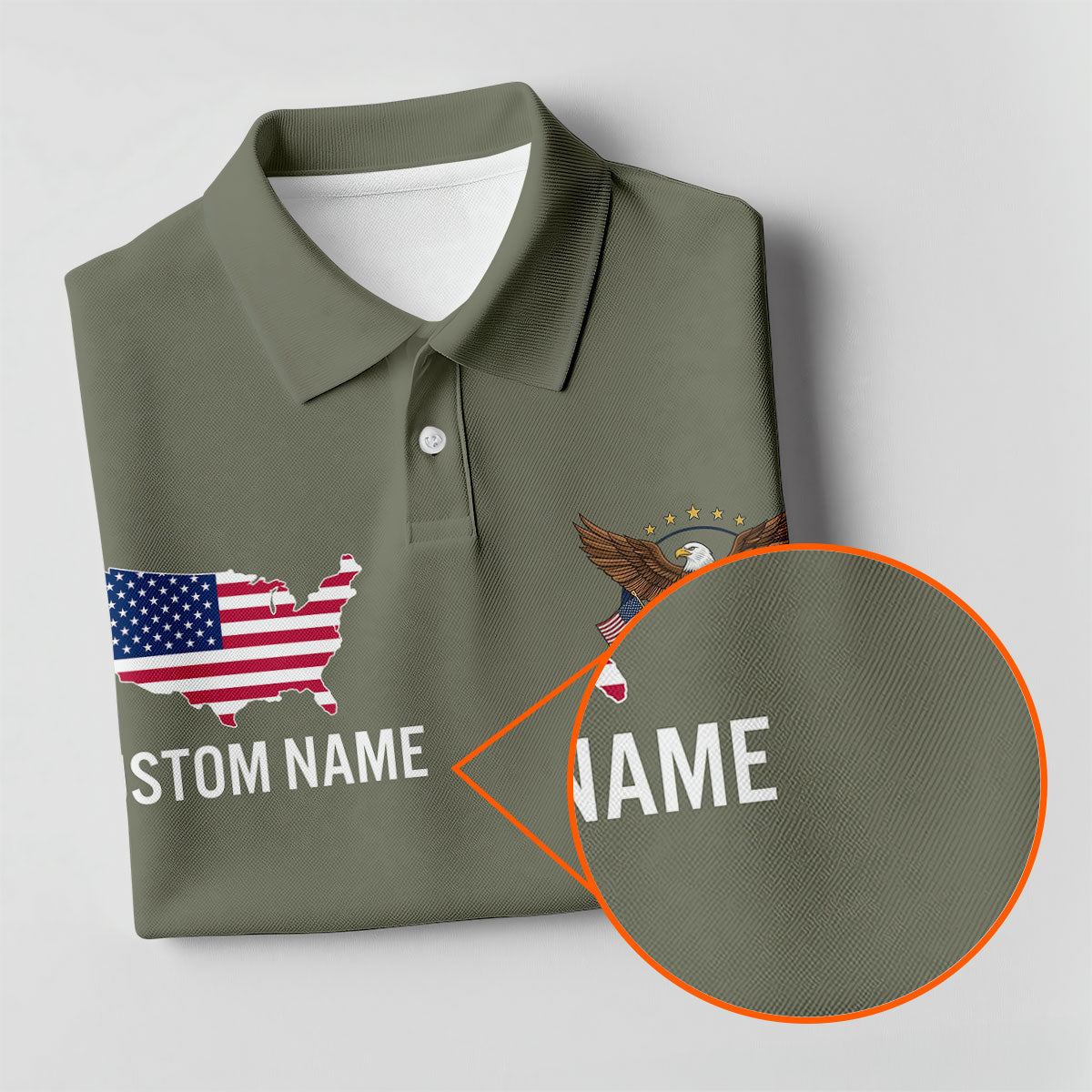 250 Years Freedom Eagle American Flag Camo Golf Shirt, Patriotic 4th Of July Golf Shirt For Women