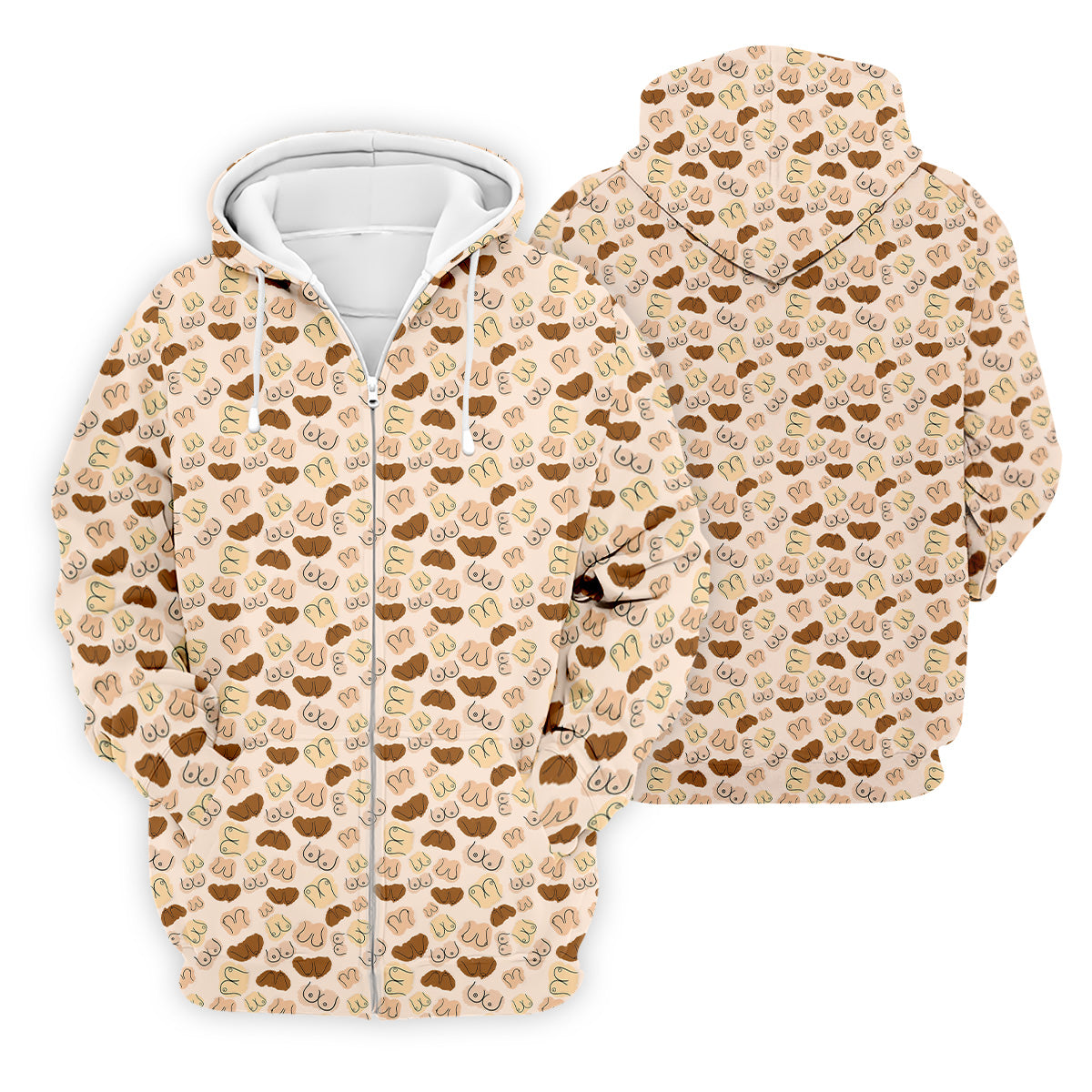 Beige Fun Men's Golf Polos, Cool Golf Polos, Mens Golf Polo Shirt Golf Gift For Men
