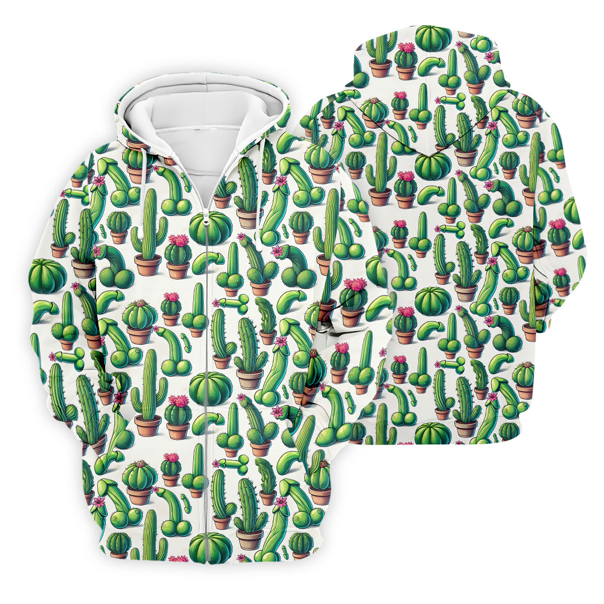 Adult Humor Funny Cactus Golf Tops For Men, Unique Gift For Golfer, Men's Golf Polo, Golfing Apparel