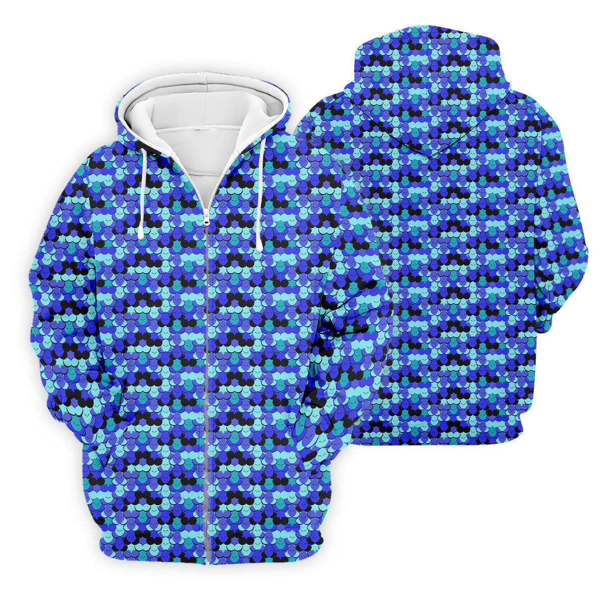 Blue Fun Men's Golf Polos, Gifts For Golf Lovers, Golfing Apparel, Polo For Men