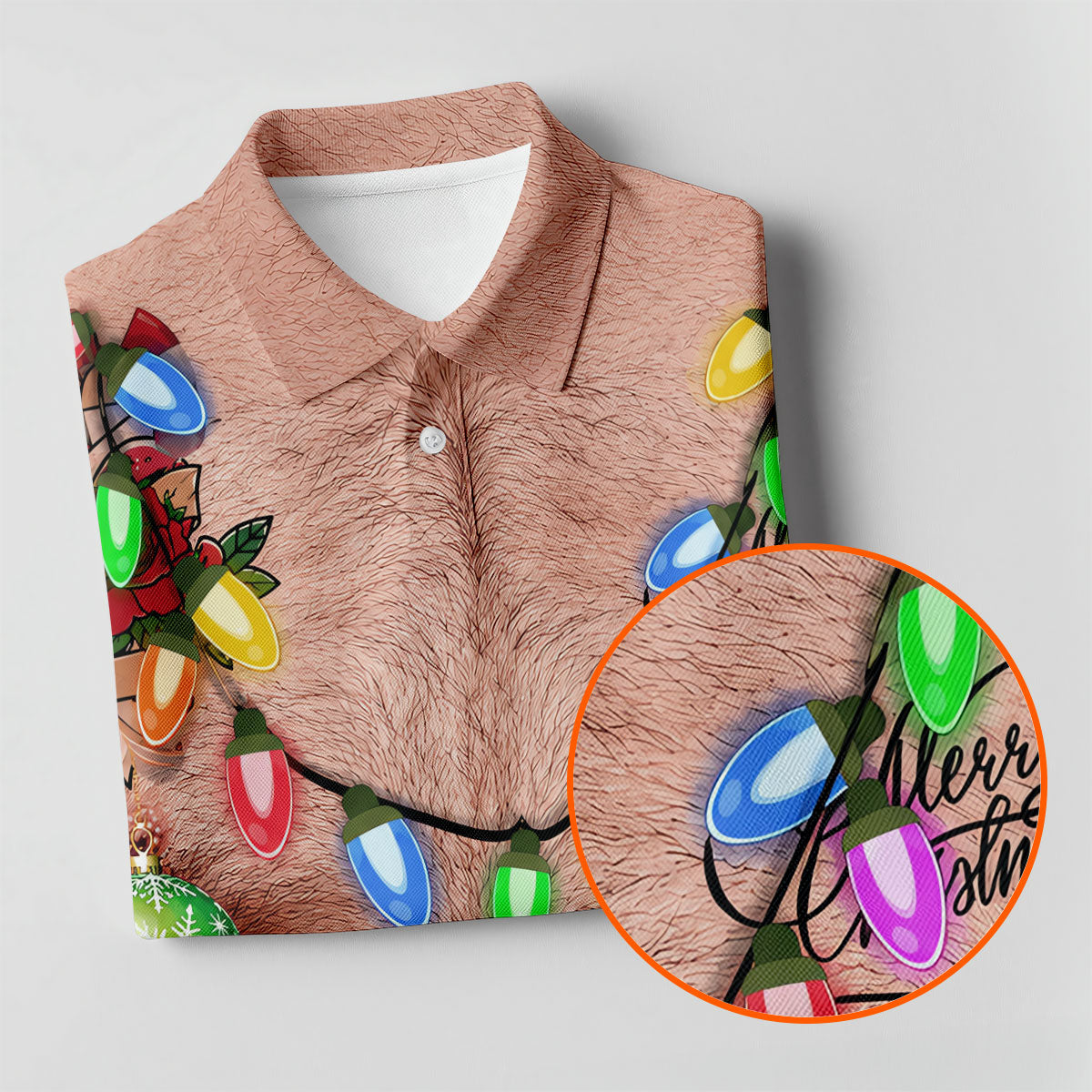 Funny Xmas Life Christmas Lights Body Golf Shirt, Christmas Shirts For Women, Christmas Golf Shirt
