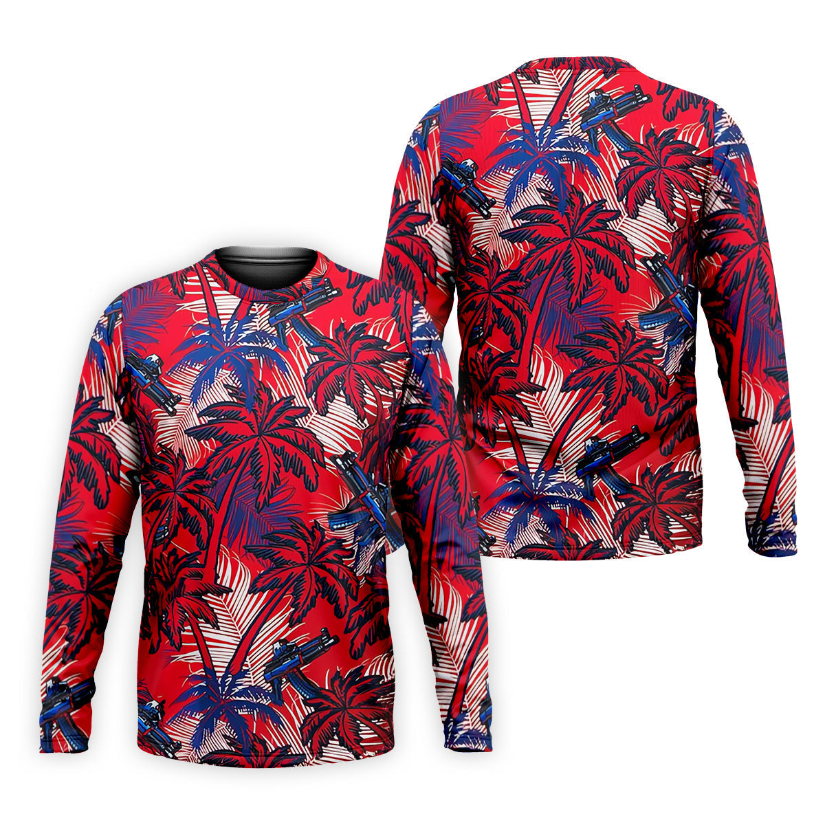 Tropical Sunset Mens Golf Polo ShirtMens Goft Shirt, Christmas Golf Gift