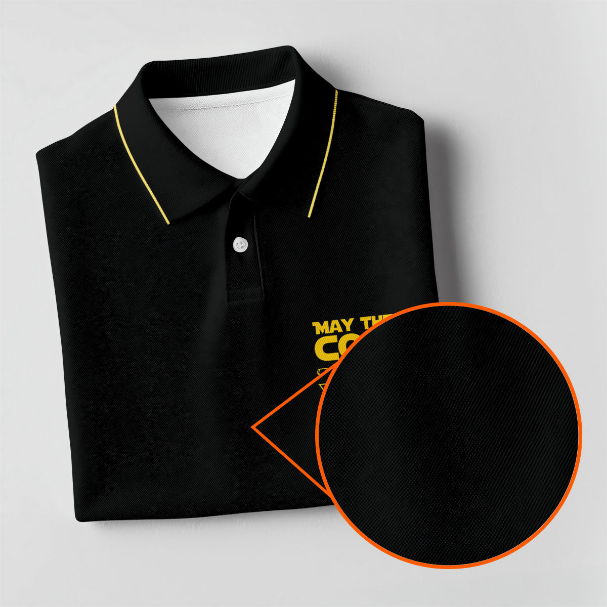 May The Course Be With You Movie Inspired Funny Golf Shirts, Father's Day Golf Shirt, Golf Gift For Dad